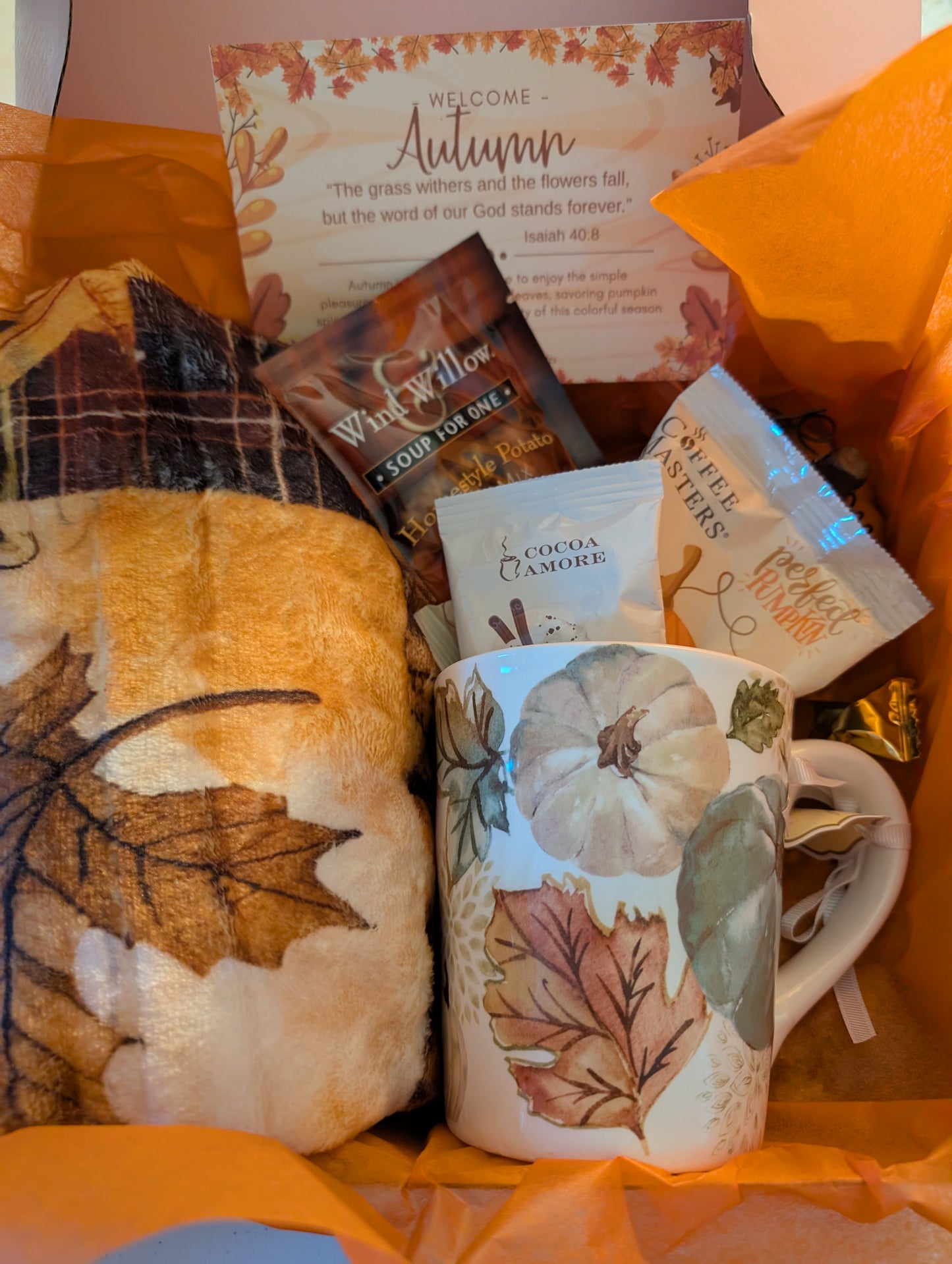 Hello Fall Cozy Box – Autumn Comfort Gift Set (Shipping Included)