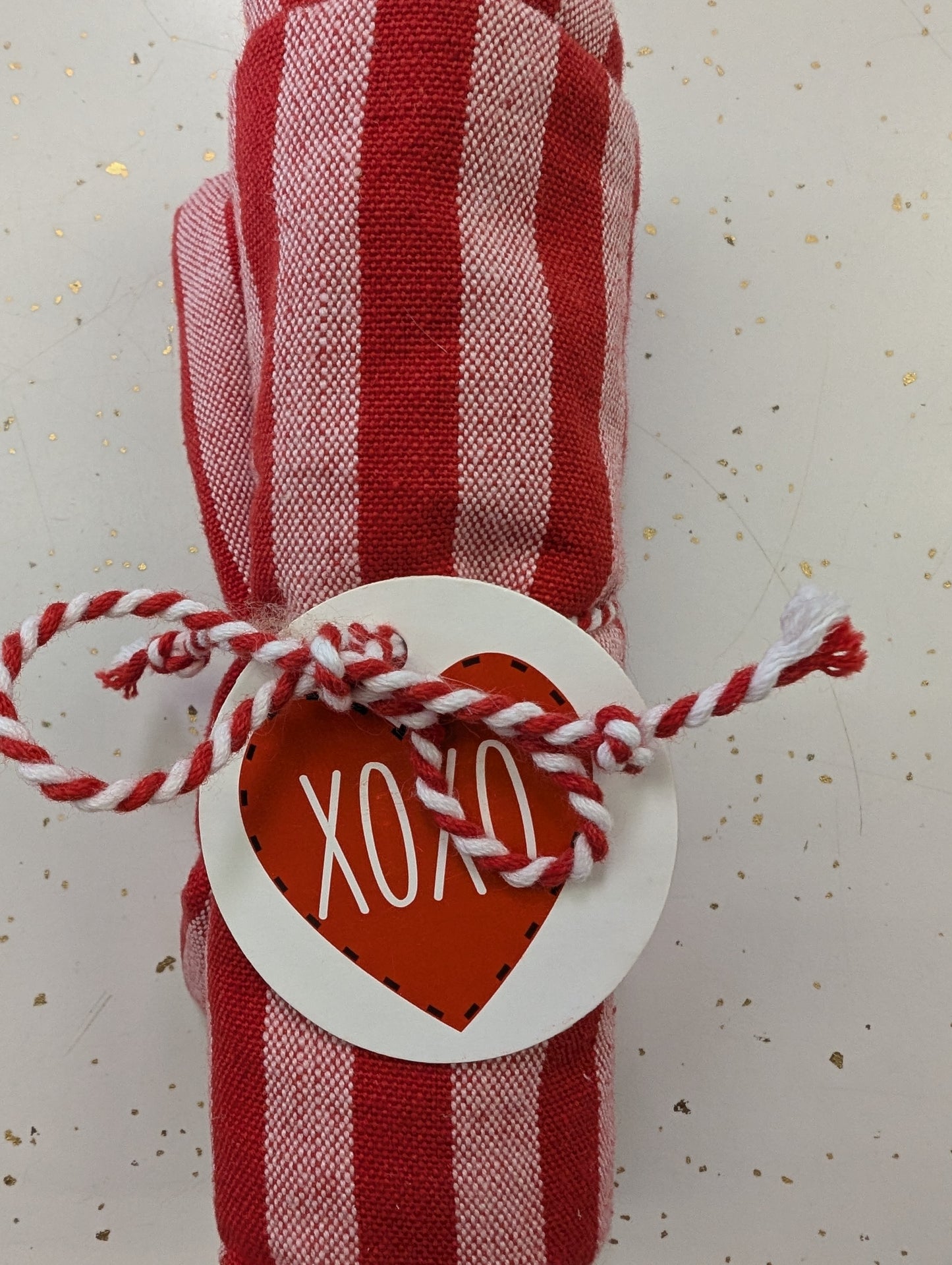 Valentine XOXO Dishtowel