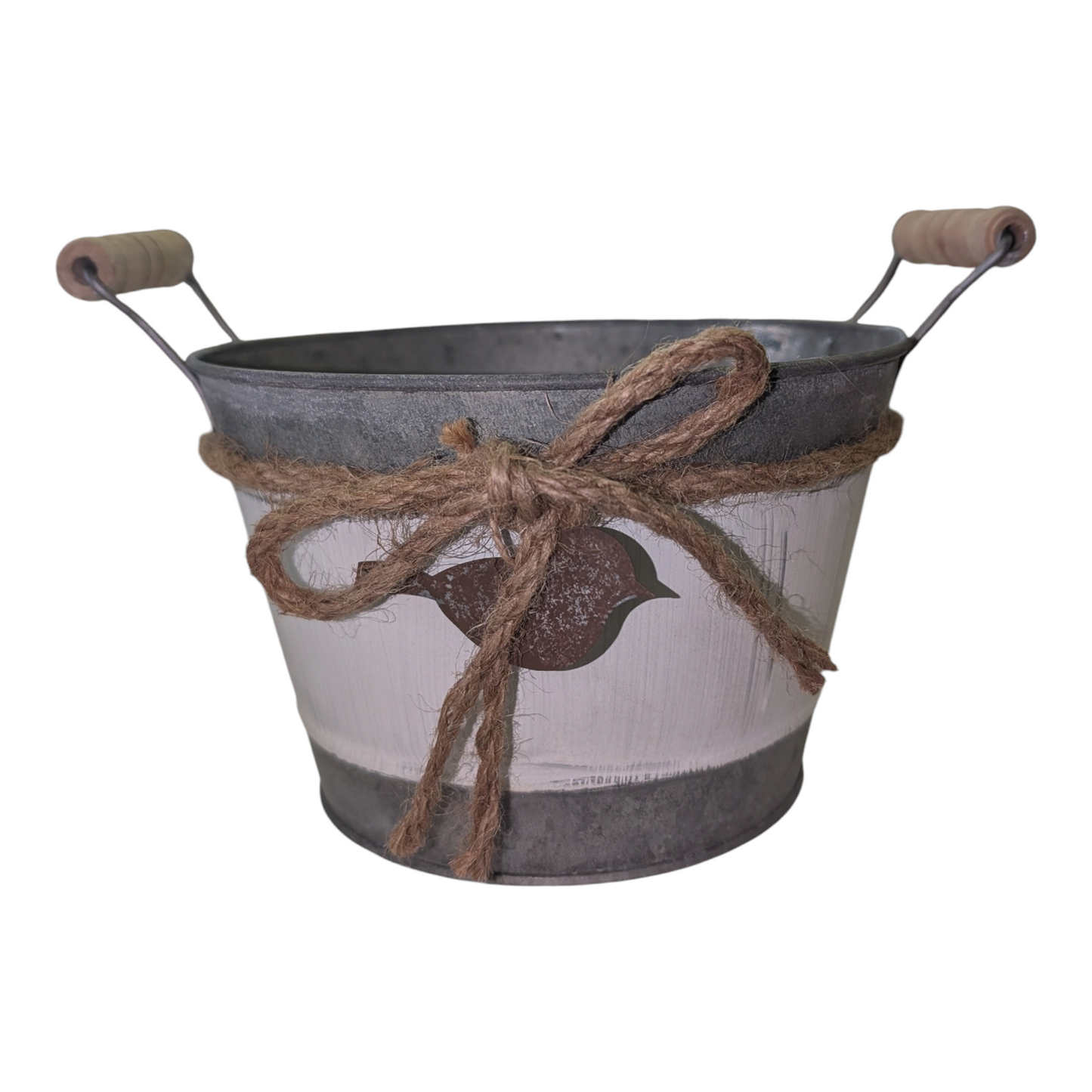Metal Bird Buckets — Small / Medium / Large