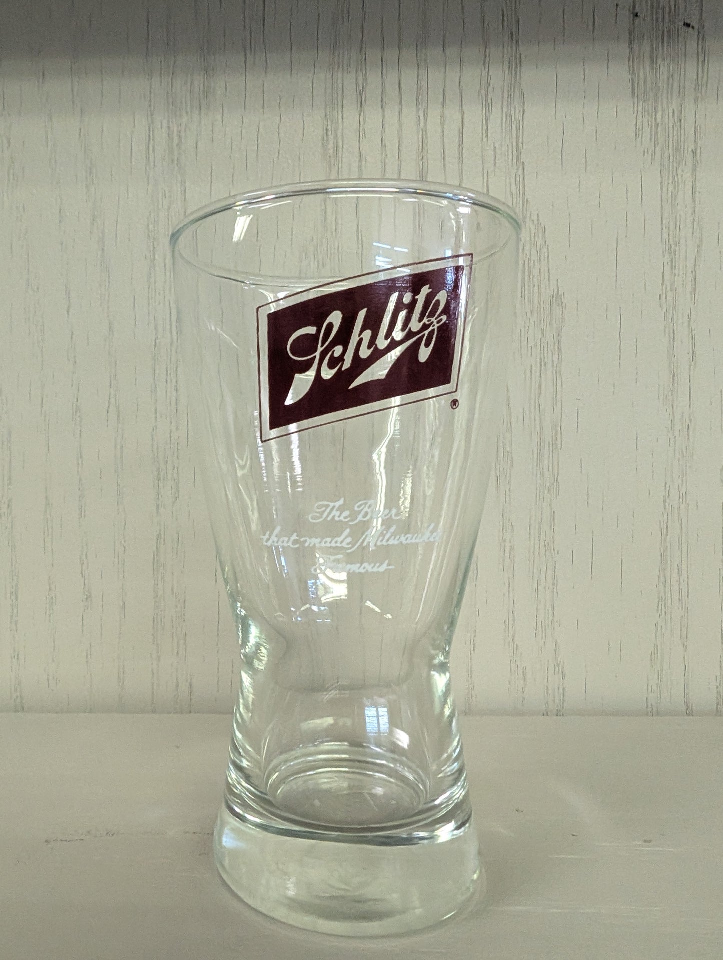 Vintage Schlitz Beer Glass – Mid Century Classic