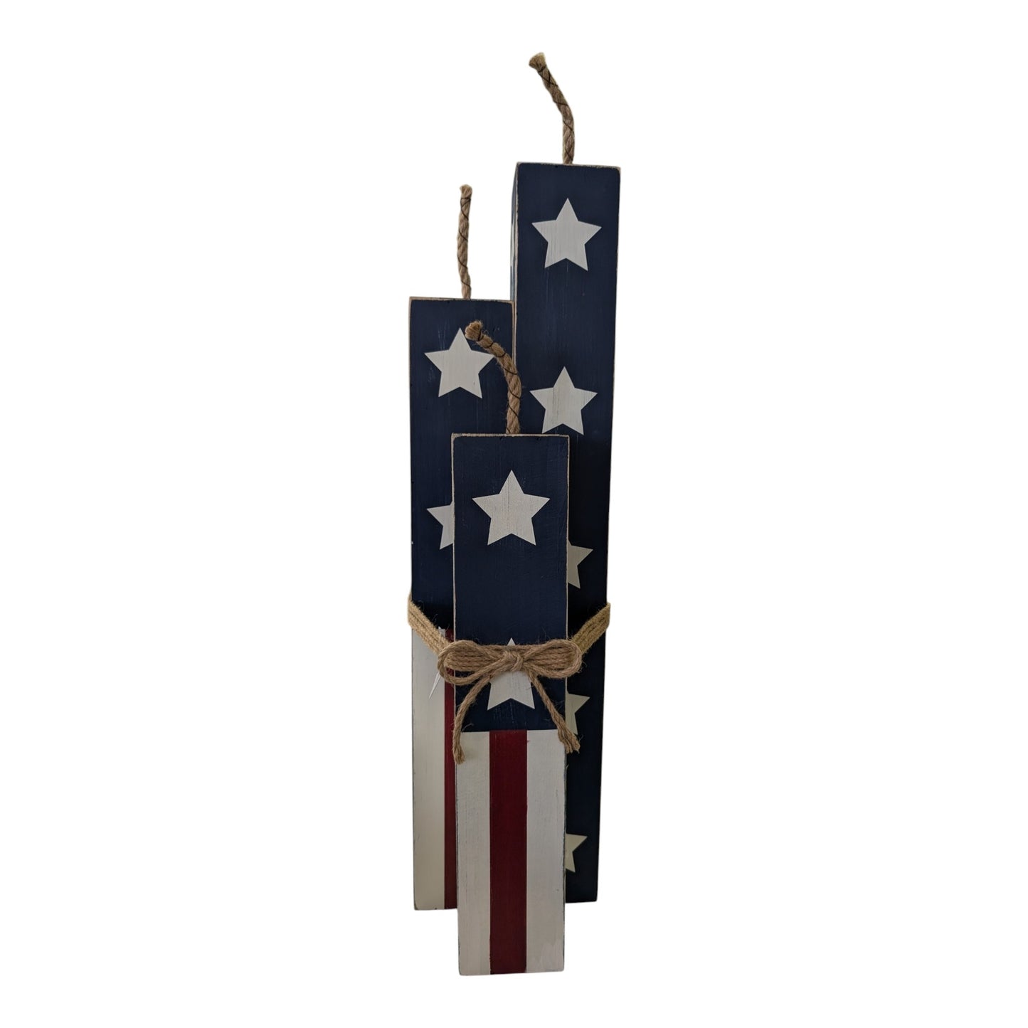 Wooden Americana Firecracker Decor | 30"H - In STORE or PICK-UP ONLY!