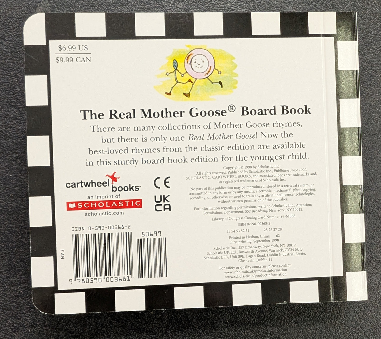 The Real Mother Goose Board Book