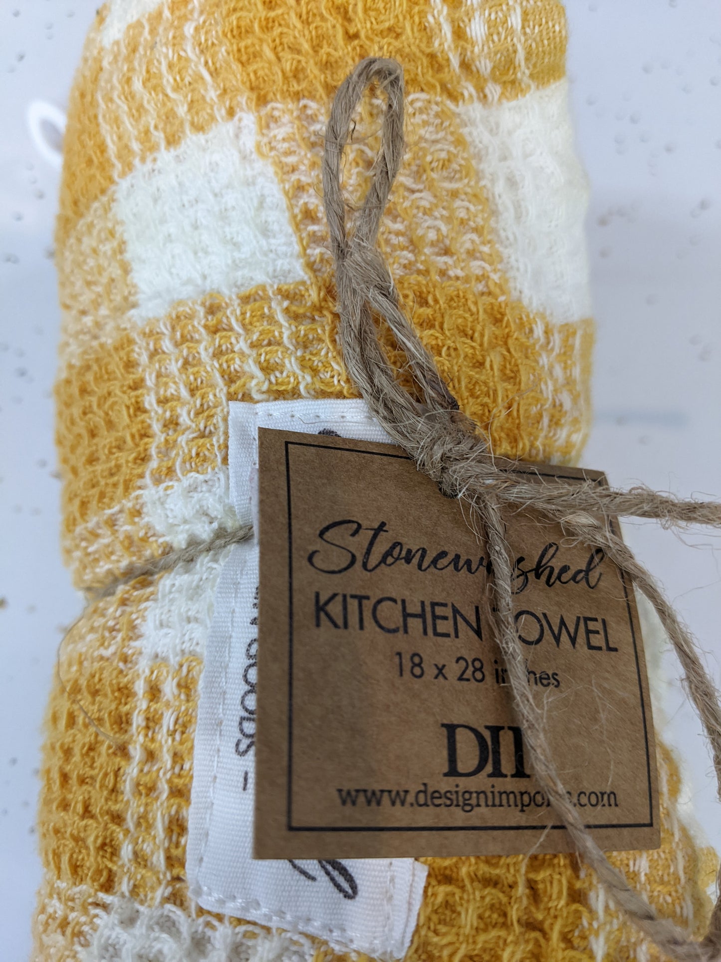 Stonewashed Woven Kitchen Towel