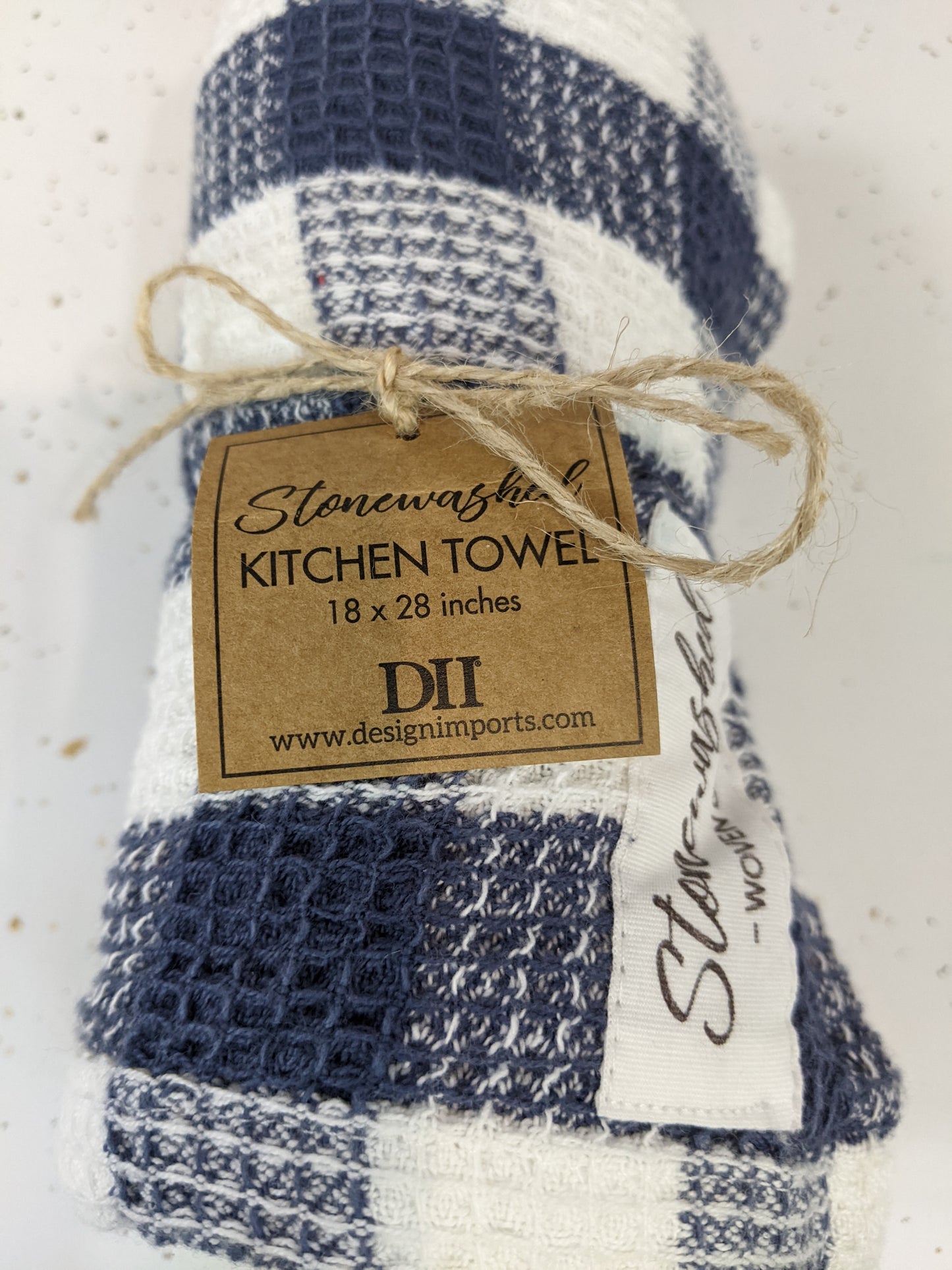 Stonewashed Woven Kitchen Towel
