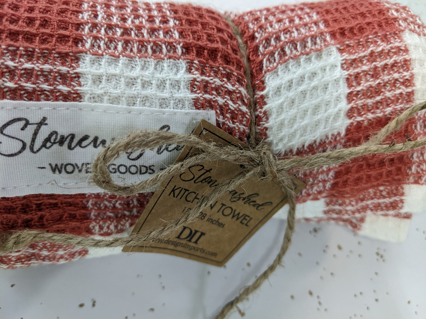 Stonewashed Woven Kitchen Towel