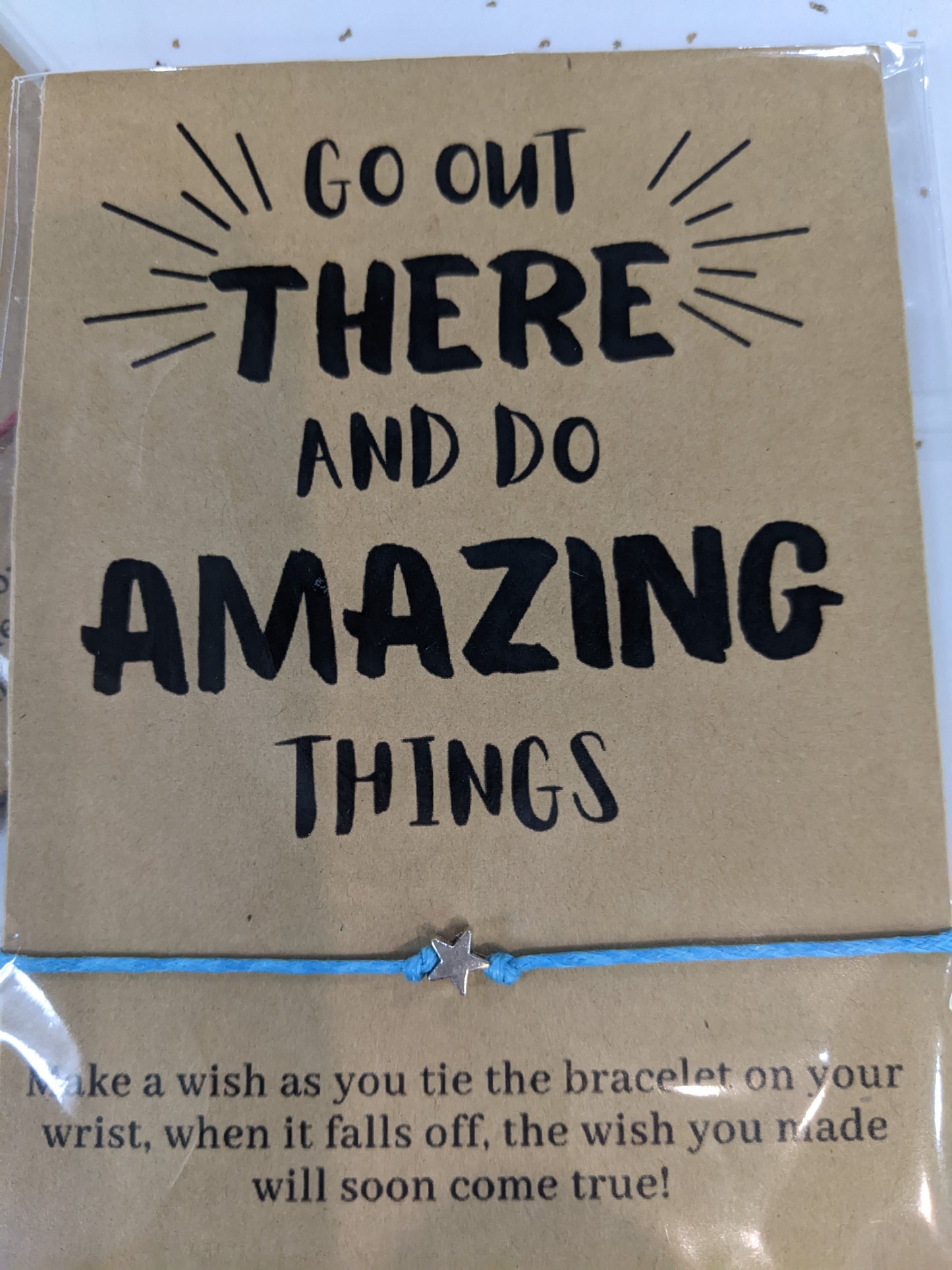 Go out there and do amazing things