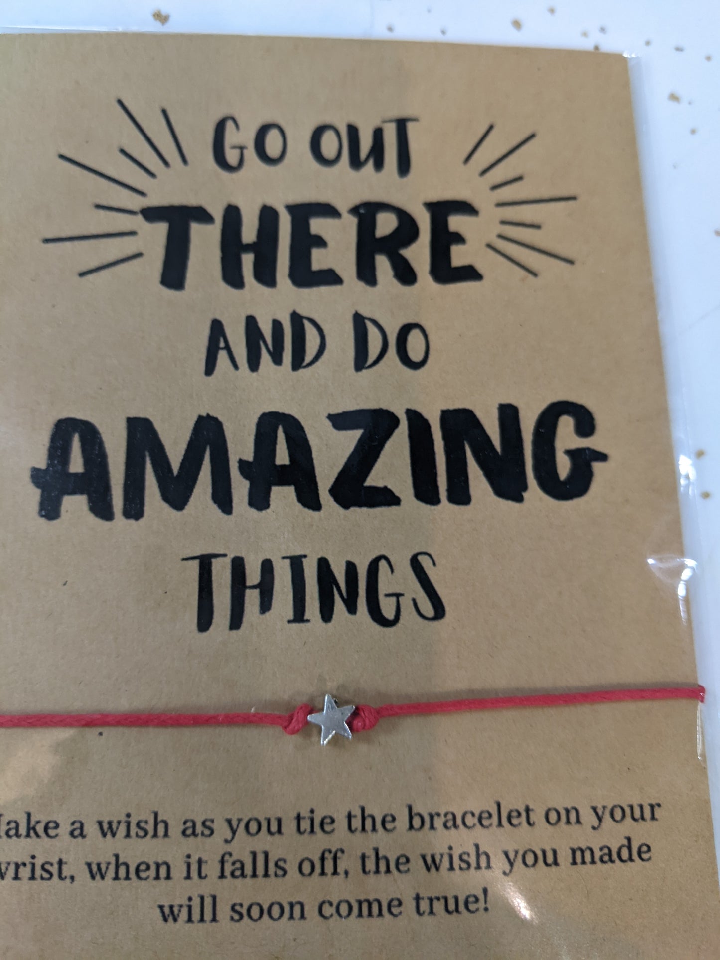 Go out there and do amazing things