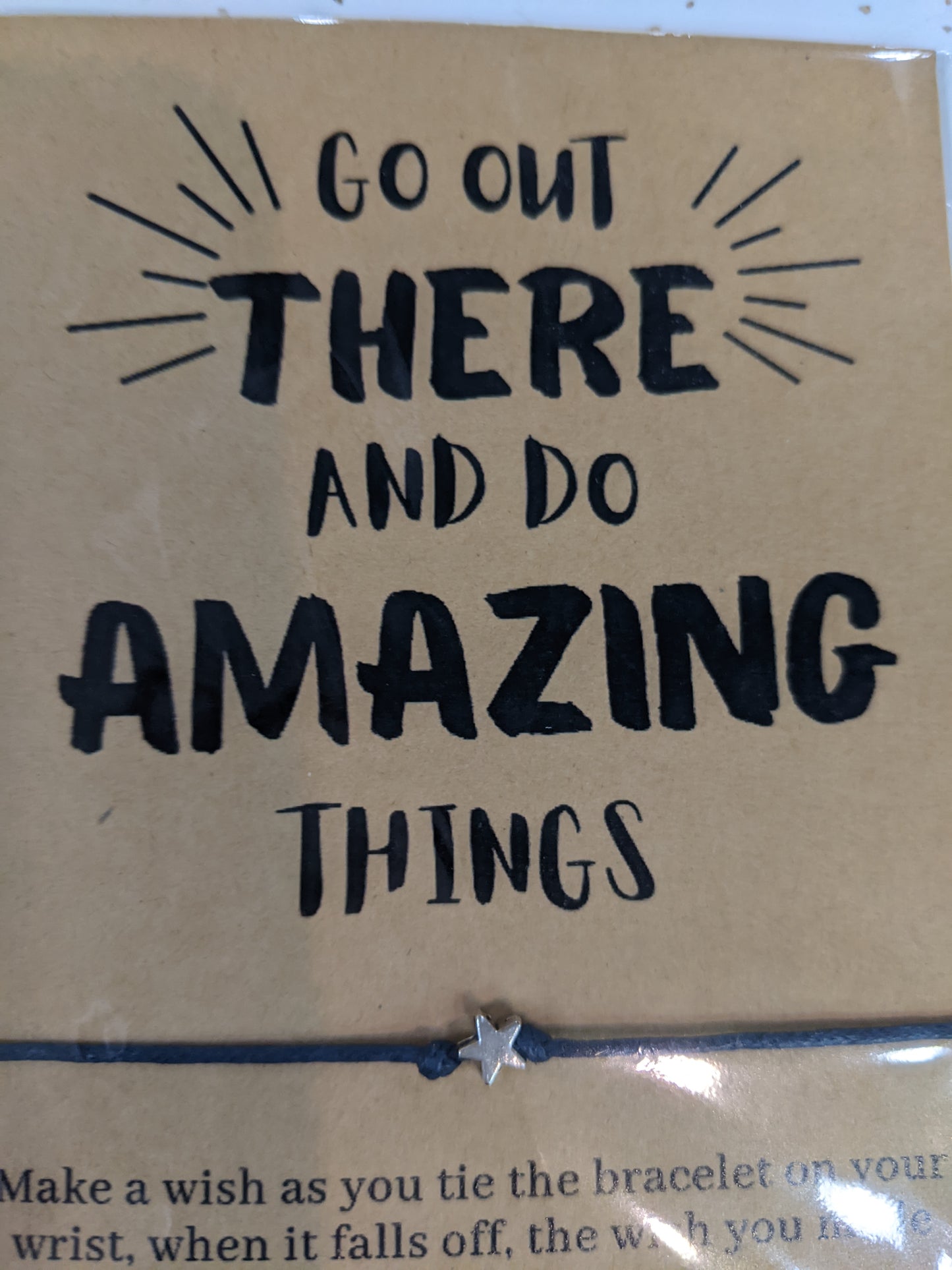 Go out there and do amazing things