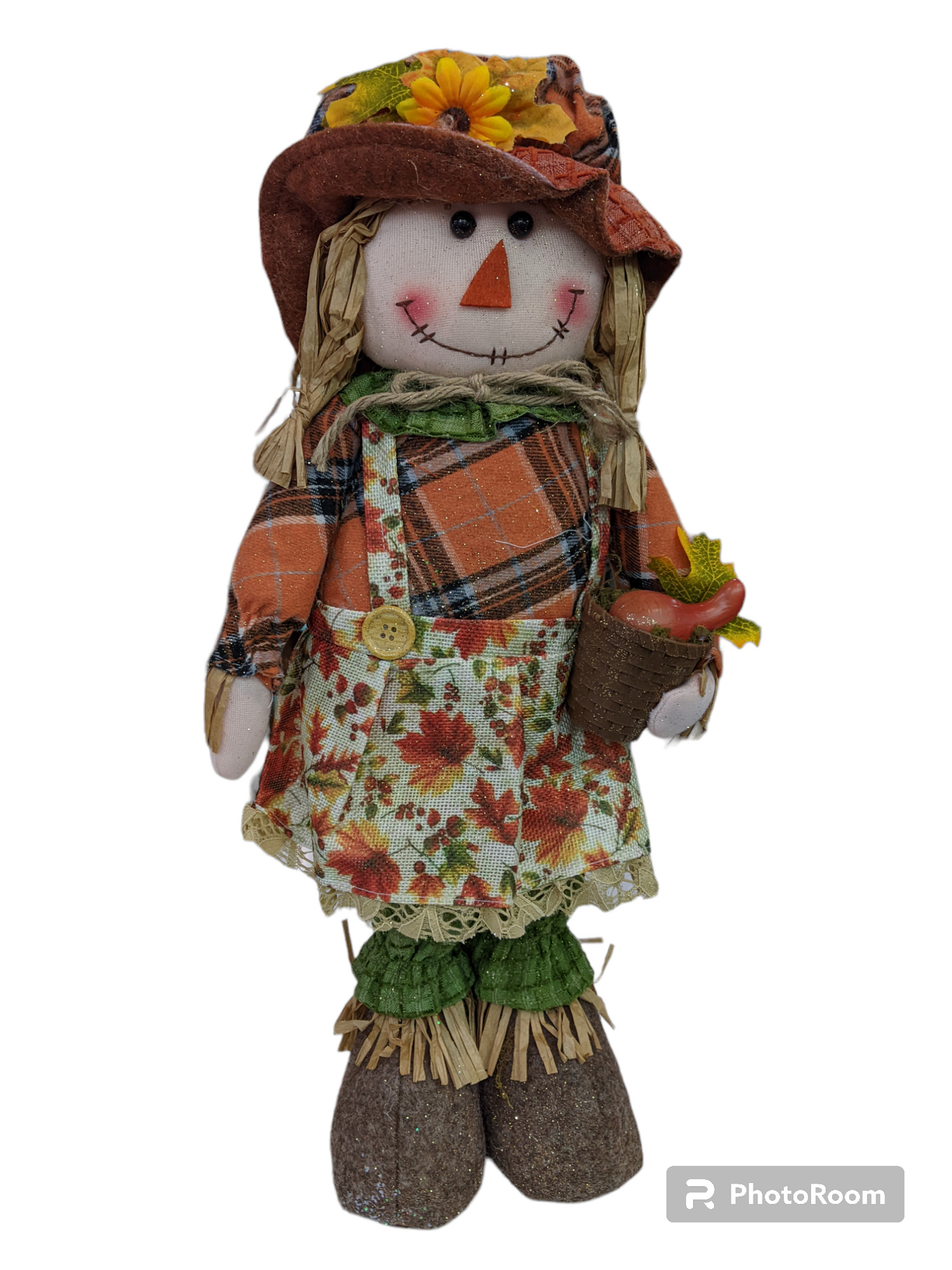 19” Standing Harvest Scarecrows