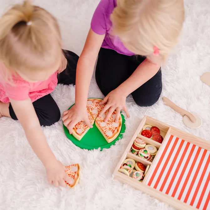 Wooden Pizza Play Set