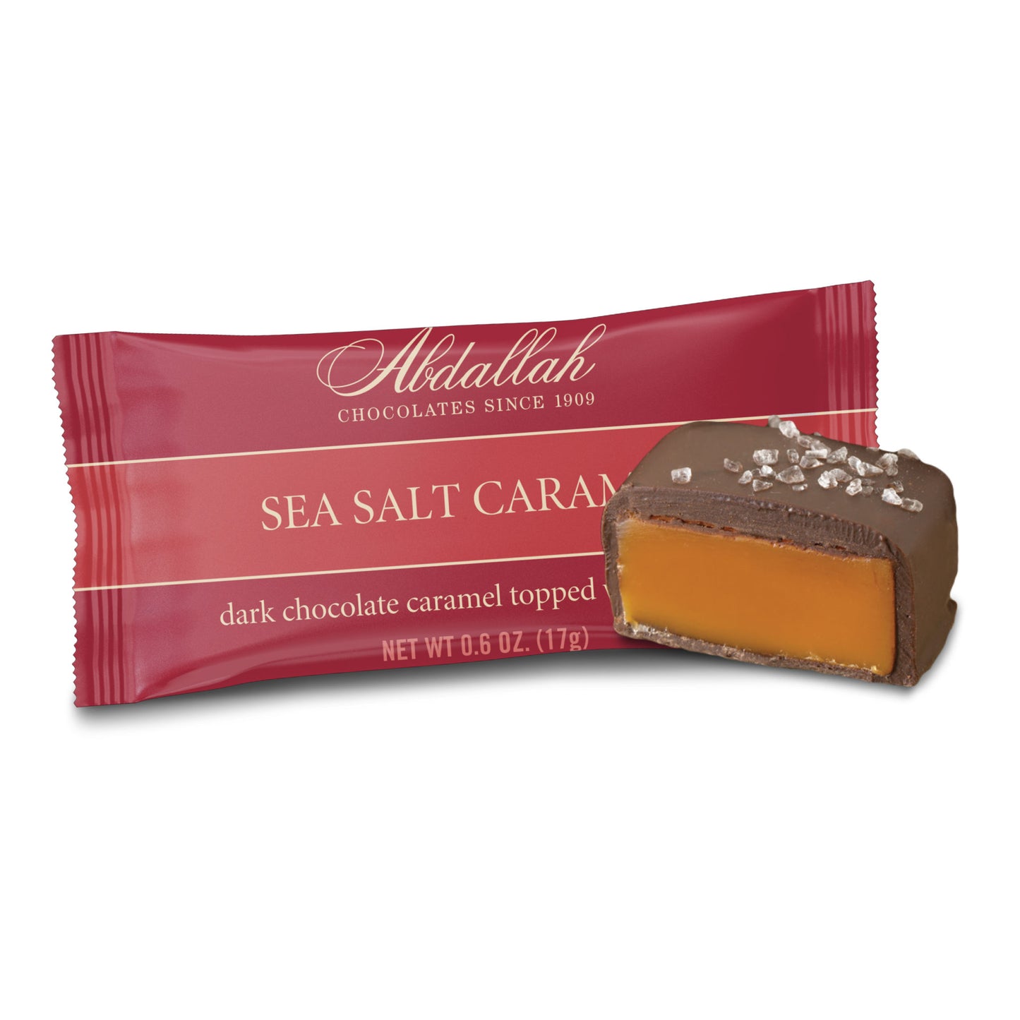 Sea Salt Caramel Single – Dark Chocolate (0.5 oz)