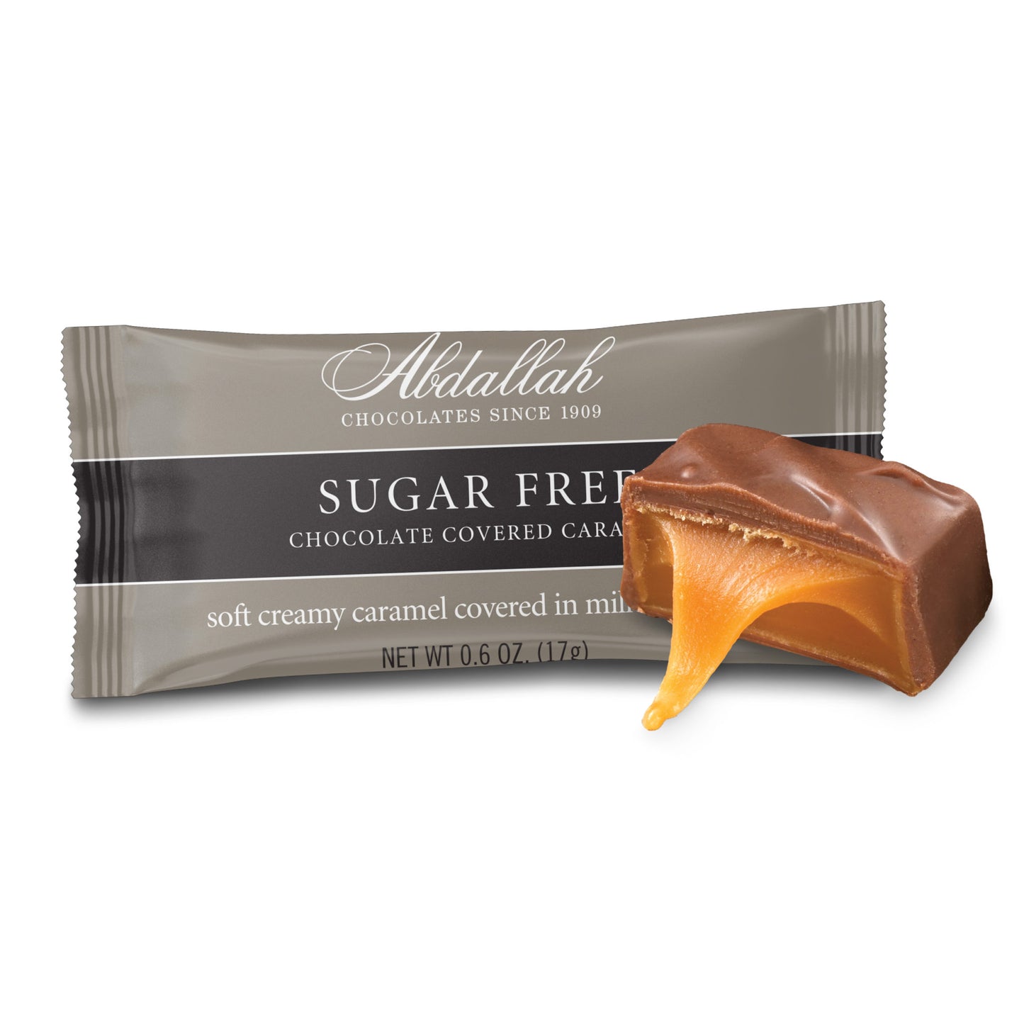 Sugar Free Chocolate Covered Caramel Single (0.5 oz)