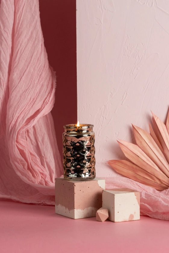 Sweet Grace Candle #022 – Mercury Glass Petite Candle