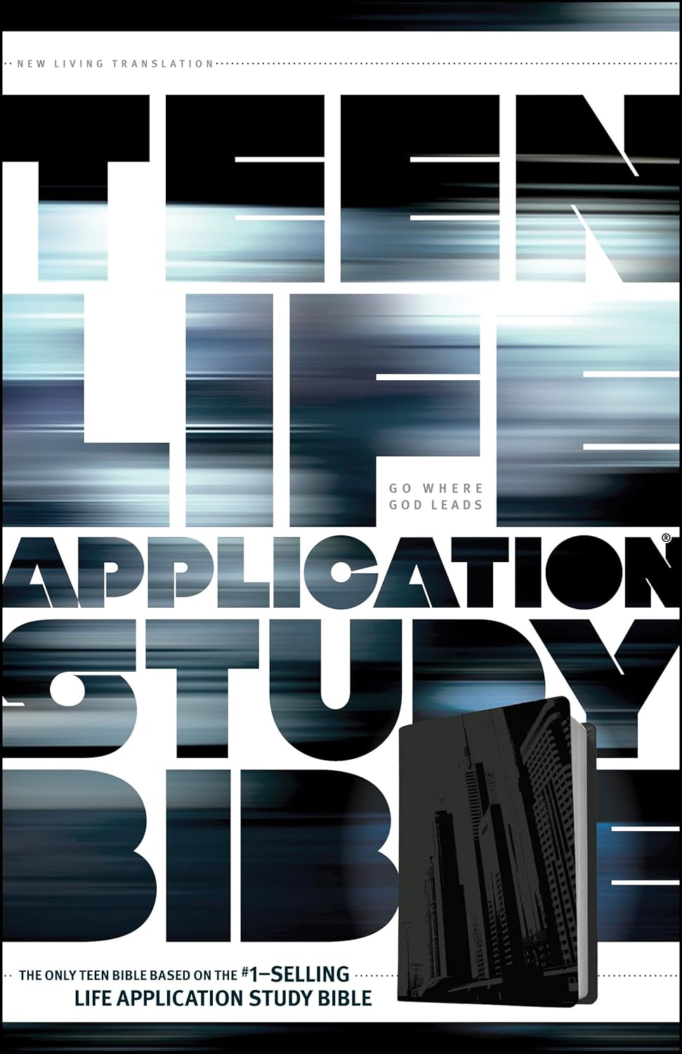 Teen Life Application Study Bible -NLT - LeatherLike, Steel