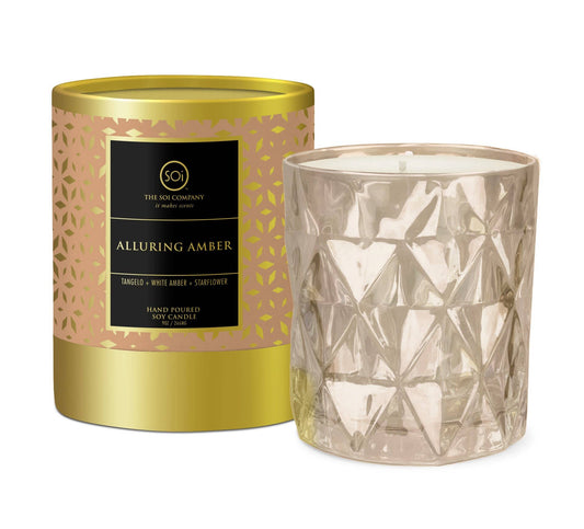 Alluring Amber Shimmer 9oz Box Candle
