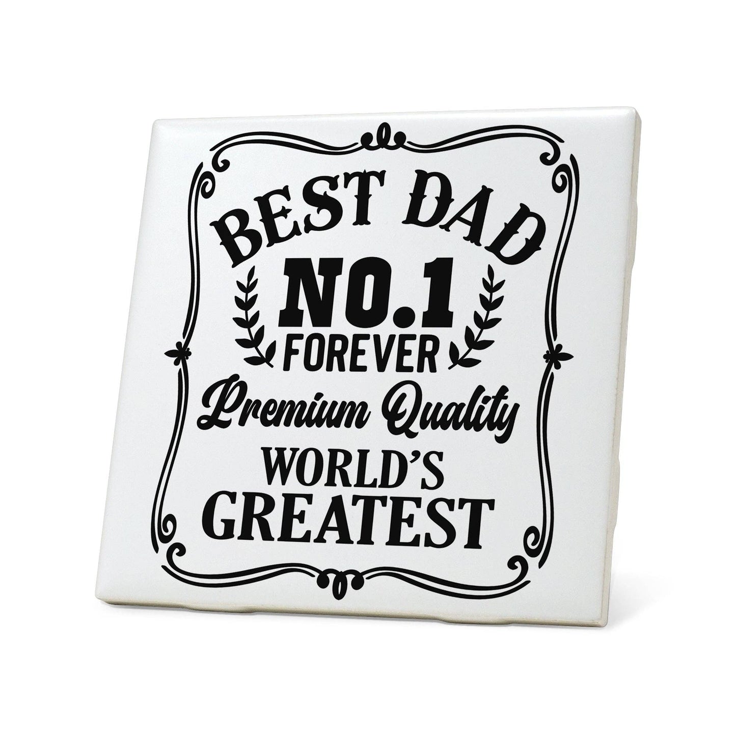 Best Dad No1 Graphic Coasters