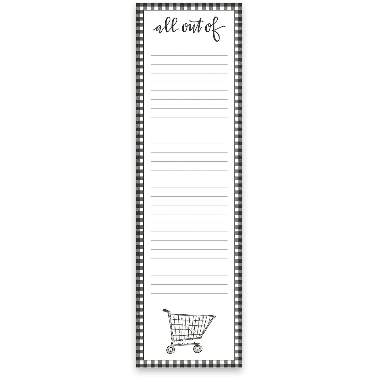 All Out Of List Pad with Magnet