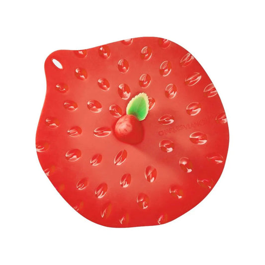 Charles Viancin Strawberry 9" Silicone Lid