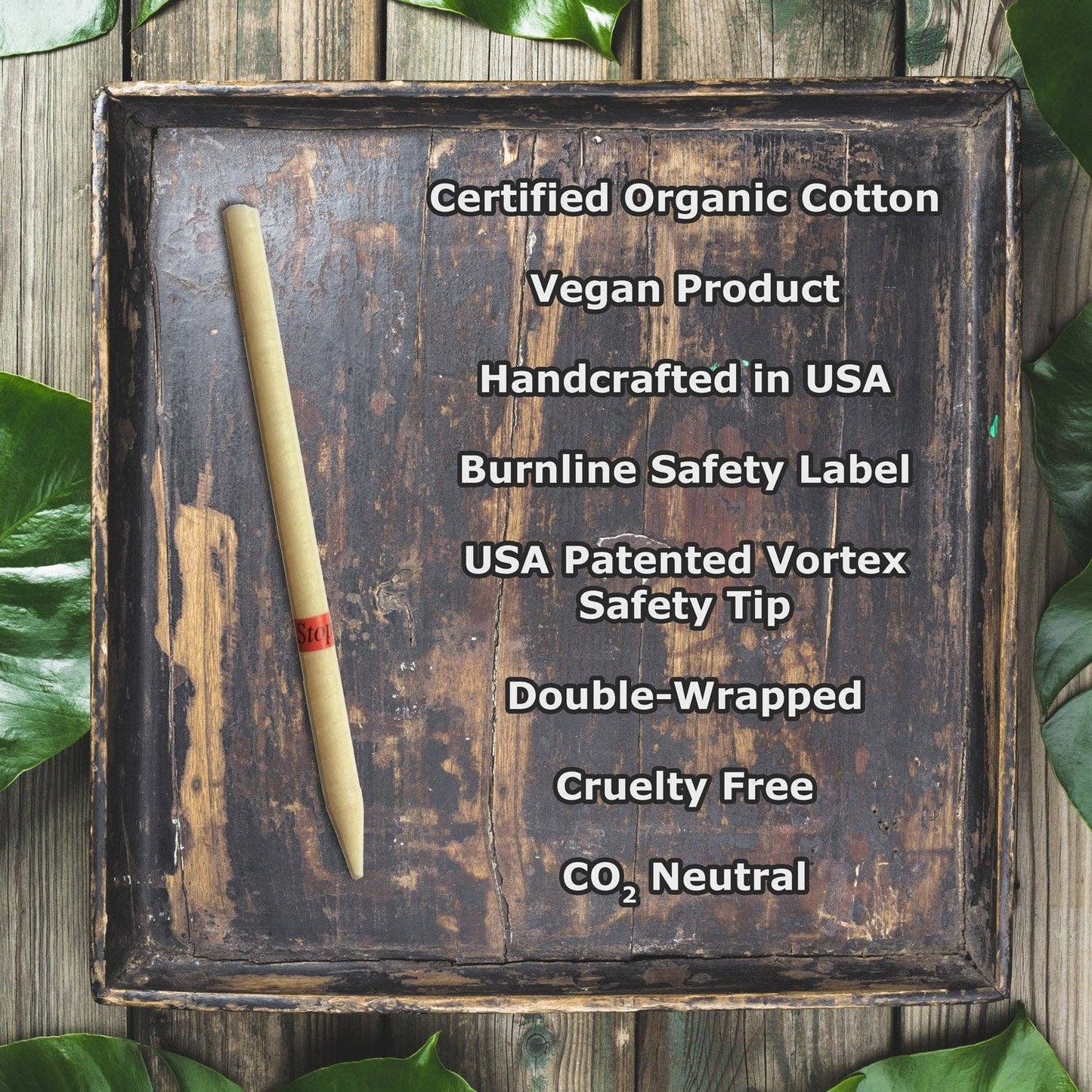 Eucalyptus, Lavender & Peppermint Ear Candles by Doc Harmony: 2-Pack