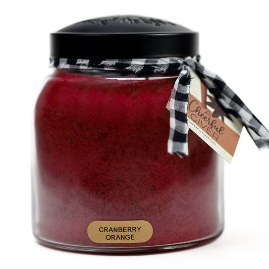 Cheerful Giver Cranberry Orange Spice Candle – 34oz Papa