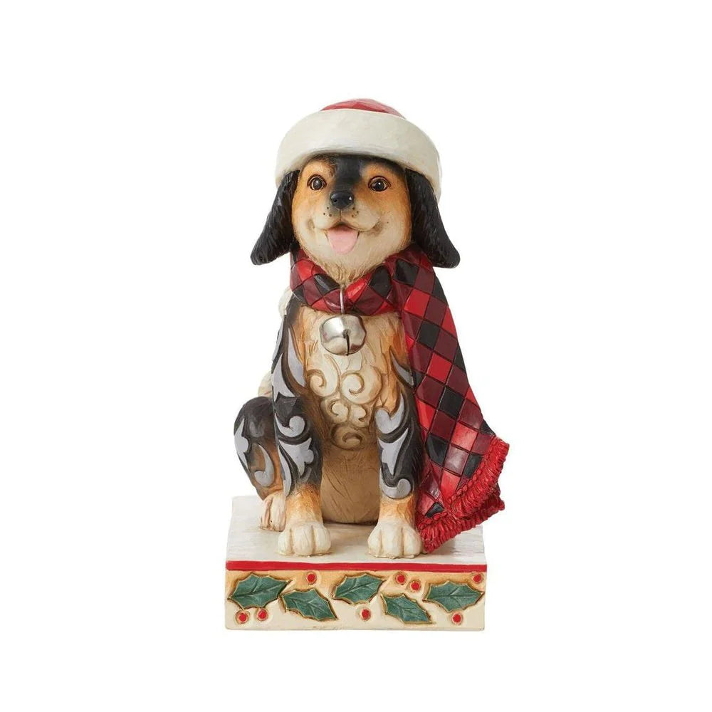 Highland Glen Dog w/Plaid Scarf