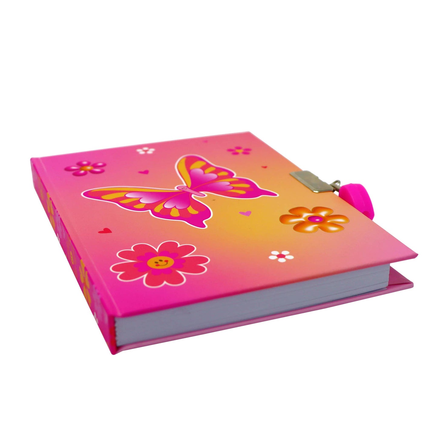 Vibrant Vacation Strawberry Scented Lockable Diary | Pack of