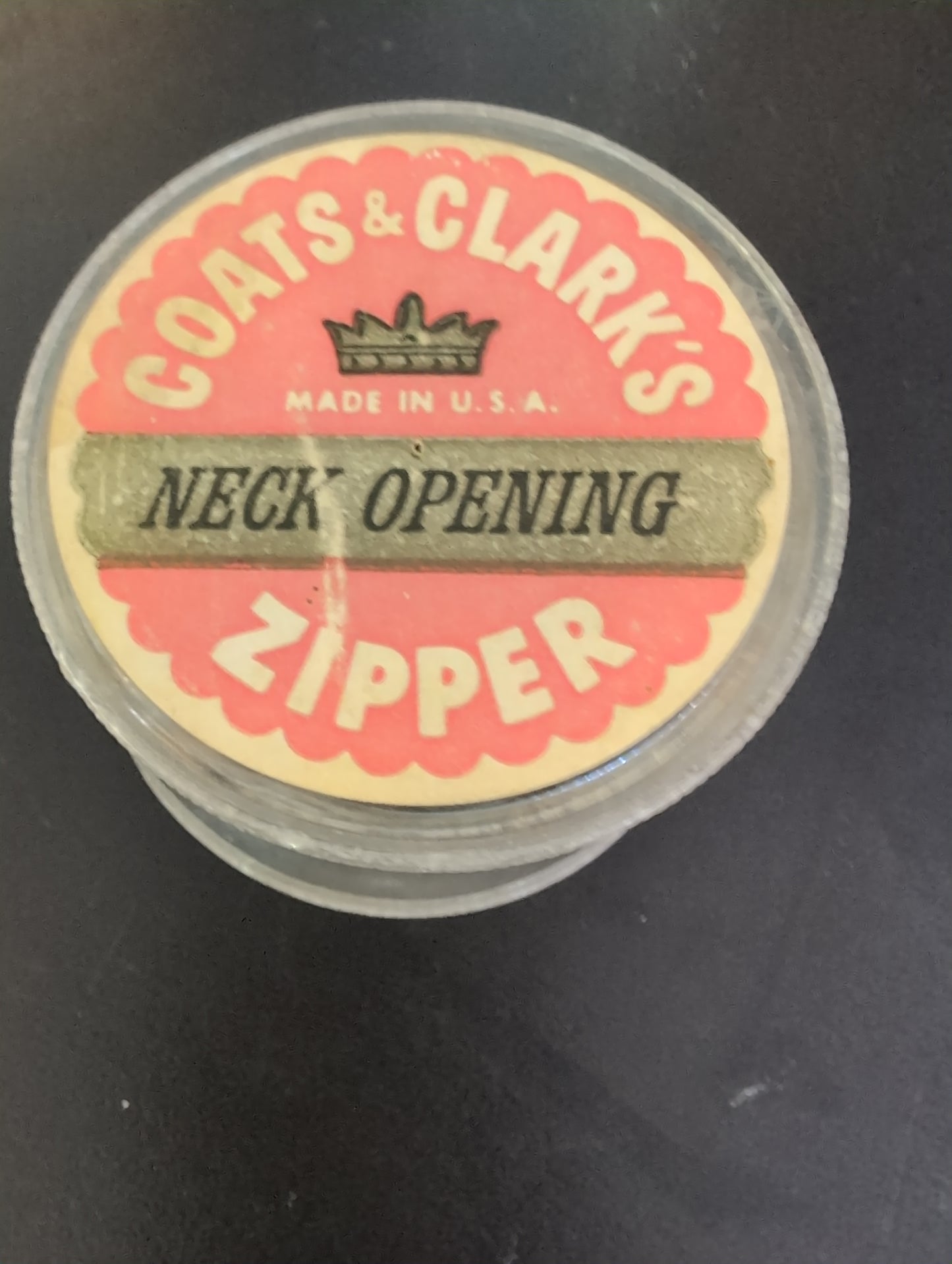 Vintage Buttons in Coats & Clark Container