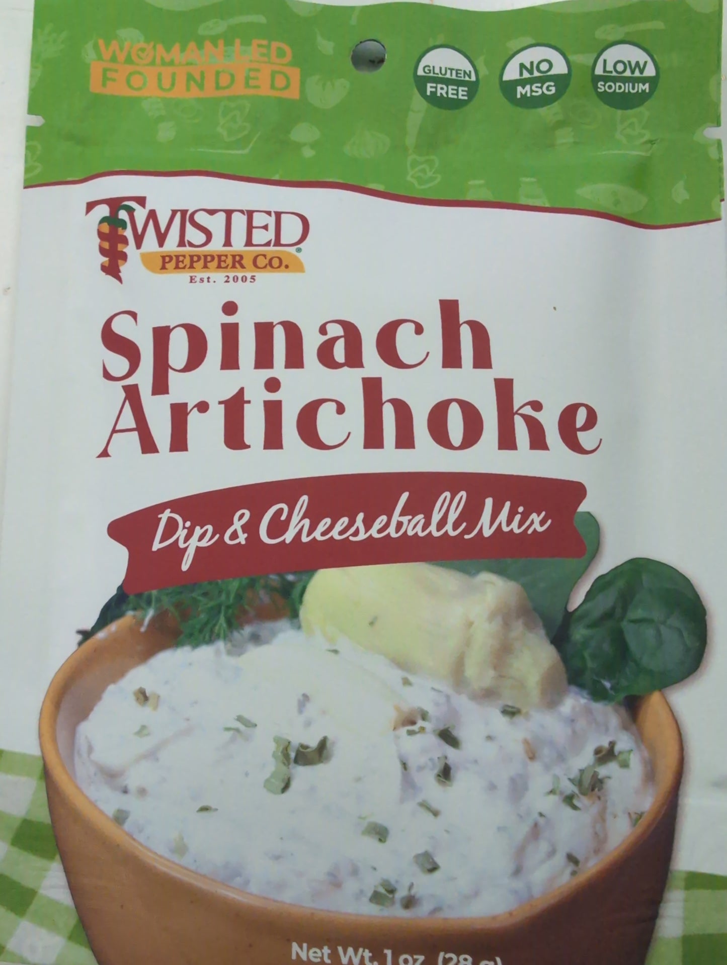 Twisted Pepper Co. Spinach Artichoke Dip & Cheeseball Mix