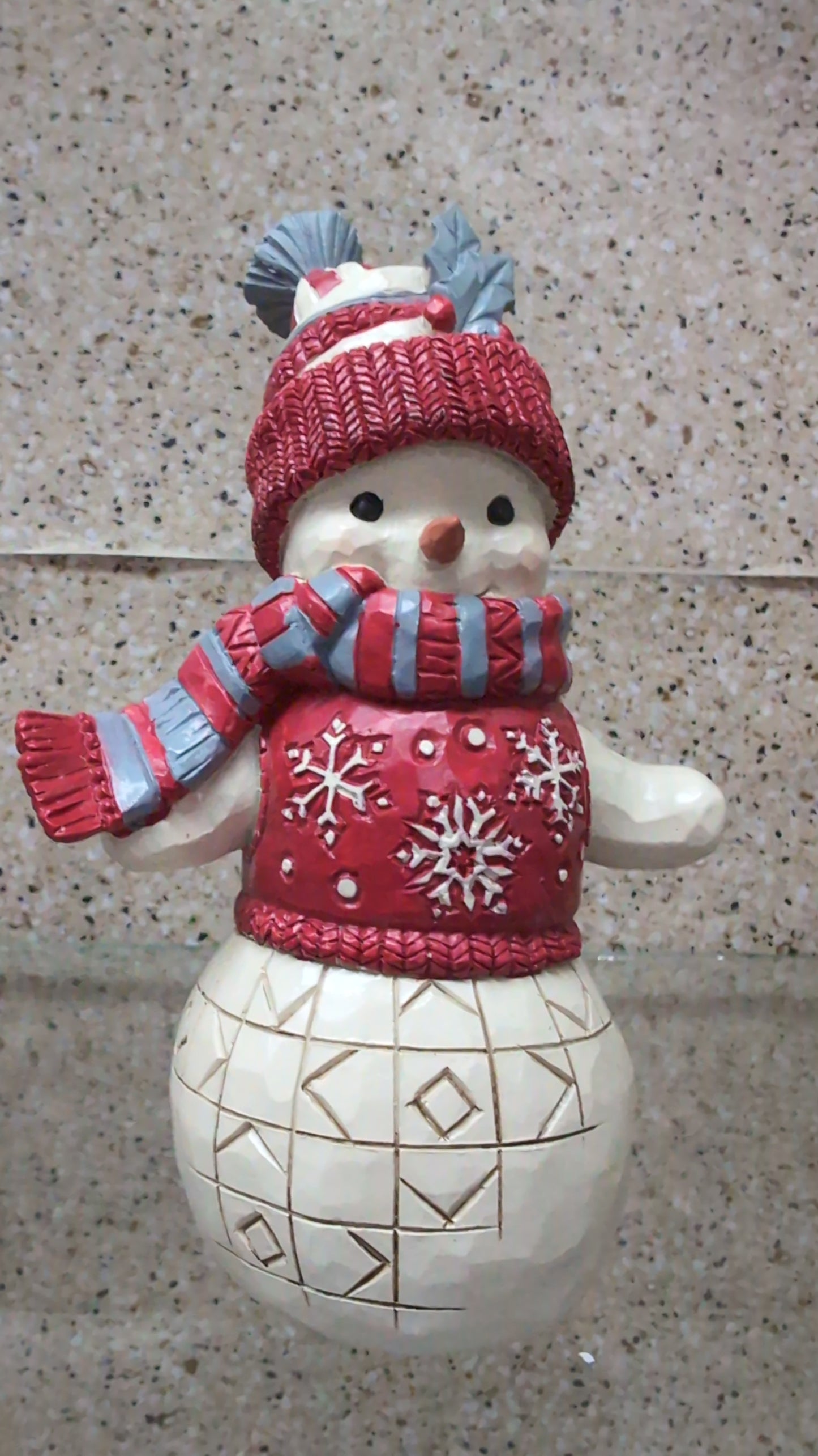 Jim Shore Nordic Noel Snowman with Hat