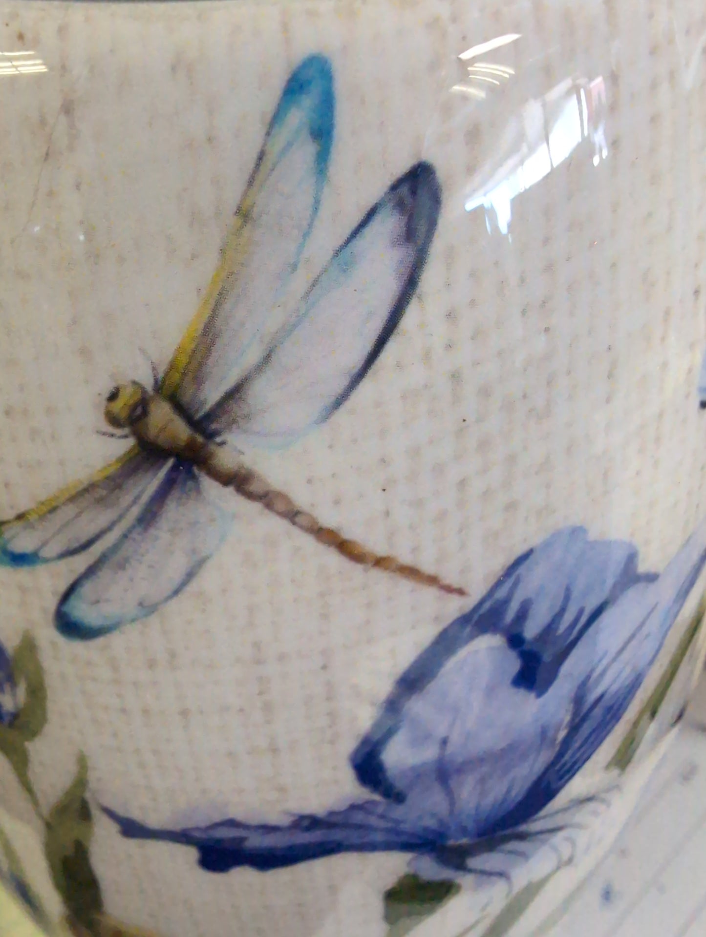 9.8" H Enamel Iron Vase