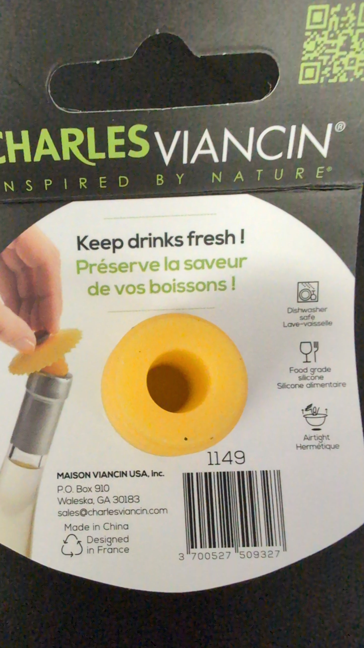 Charles Viancin Bottle Stoppers