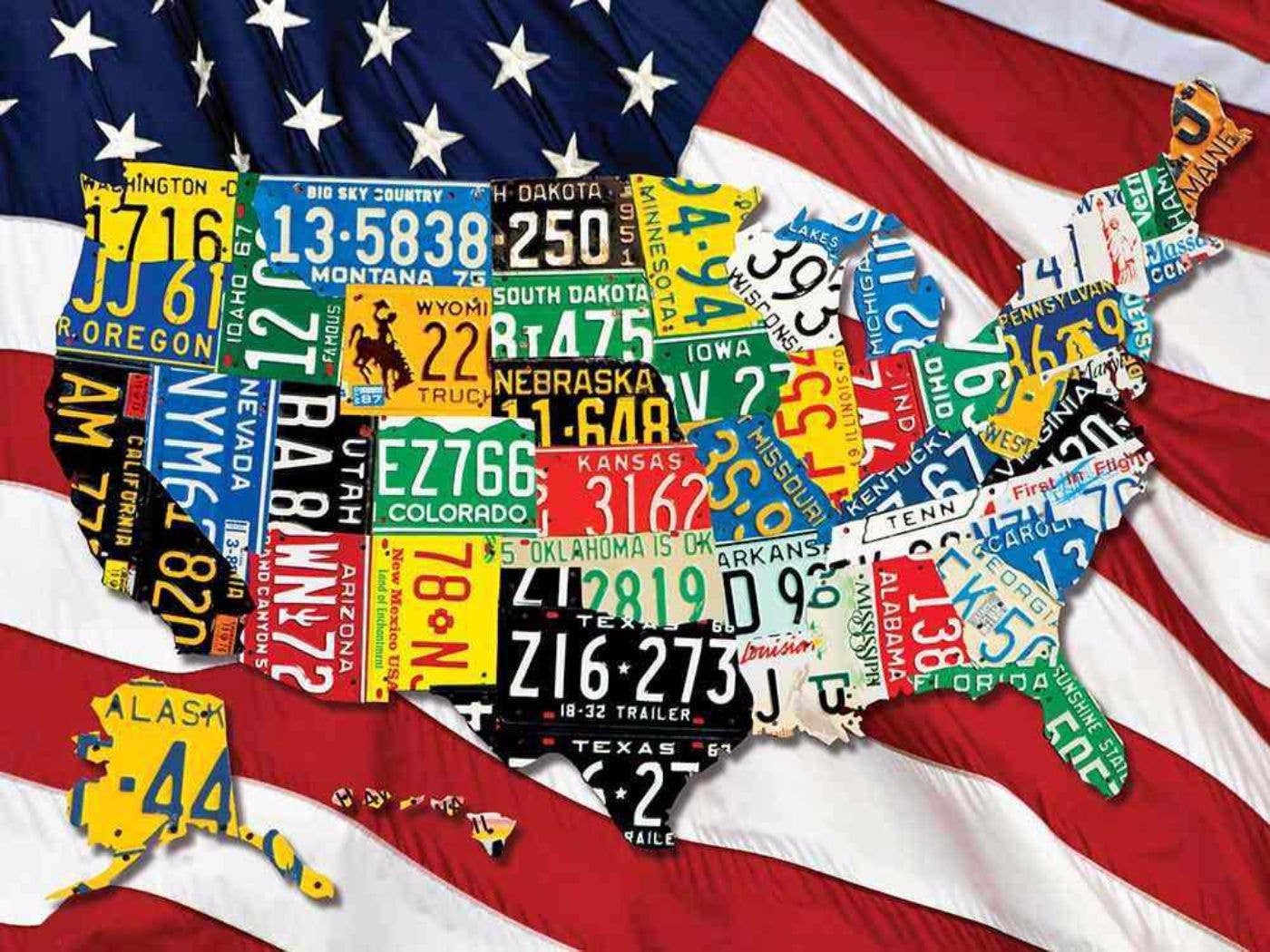 State Plates 400 Piece Jigsaw Puzzle