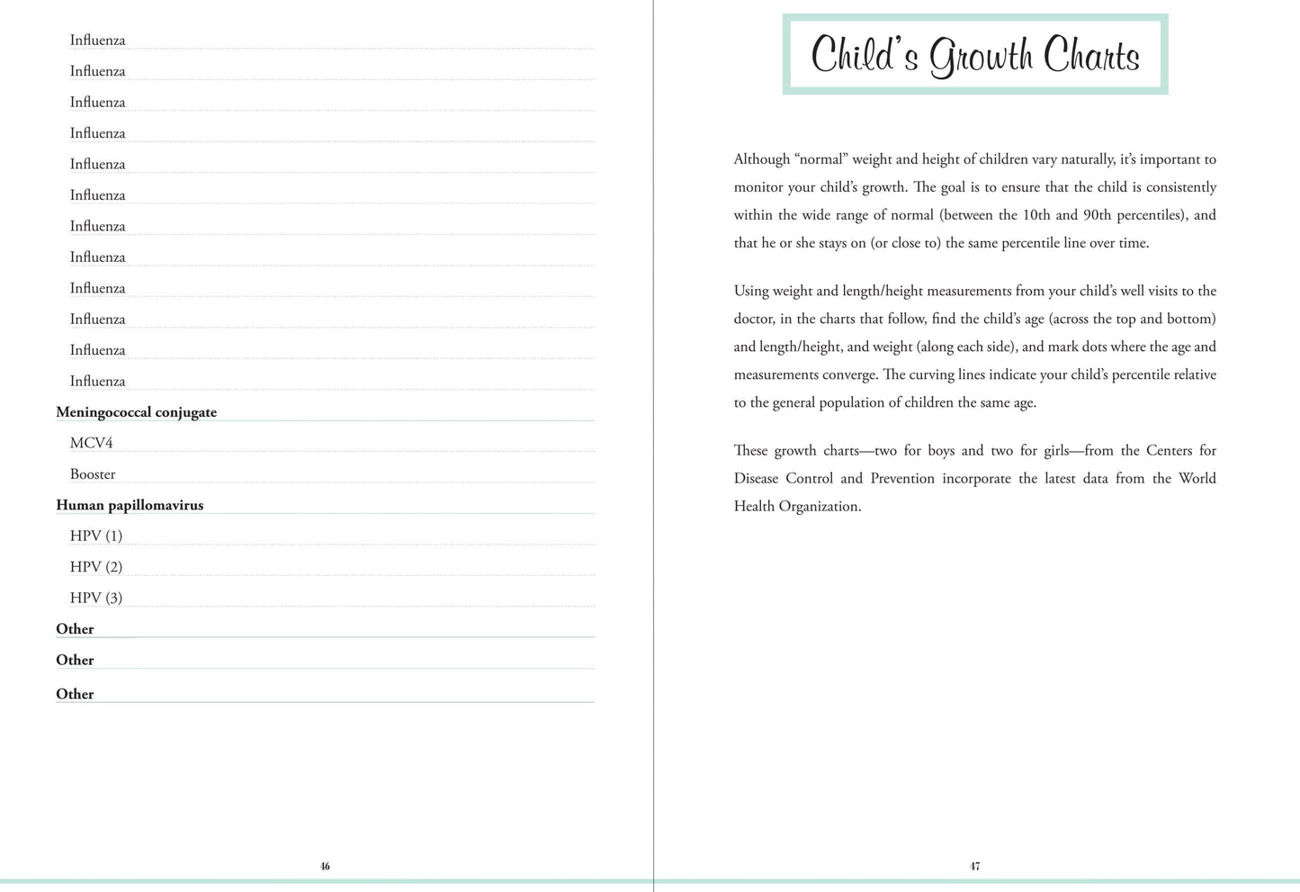 My Child's Health Record Keeper