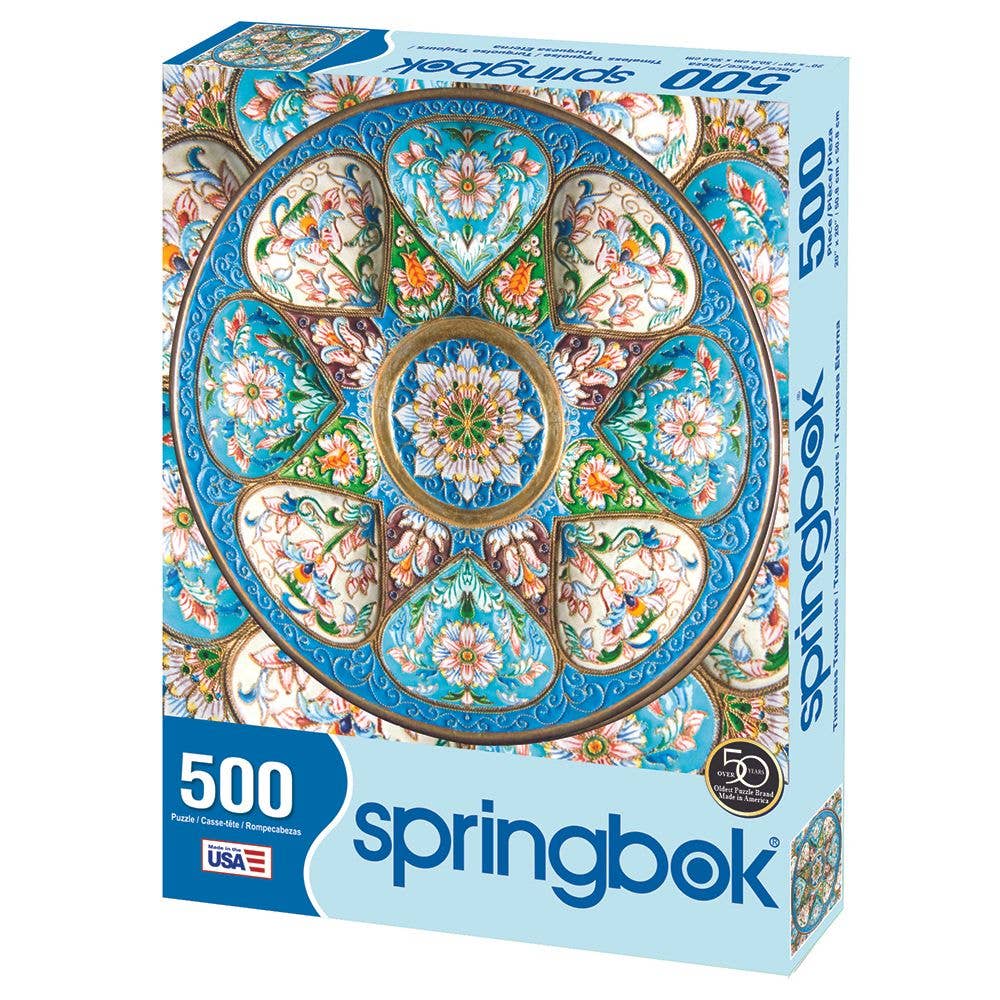 Timeless Turquoise 500 Piece Jigsaw Puzzle