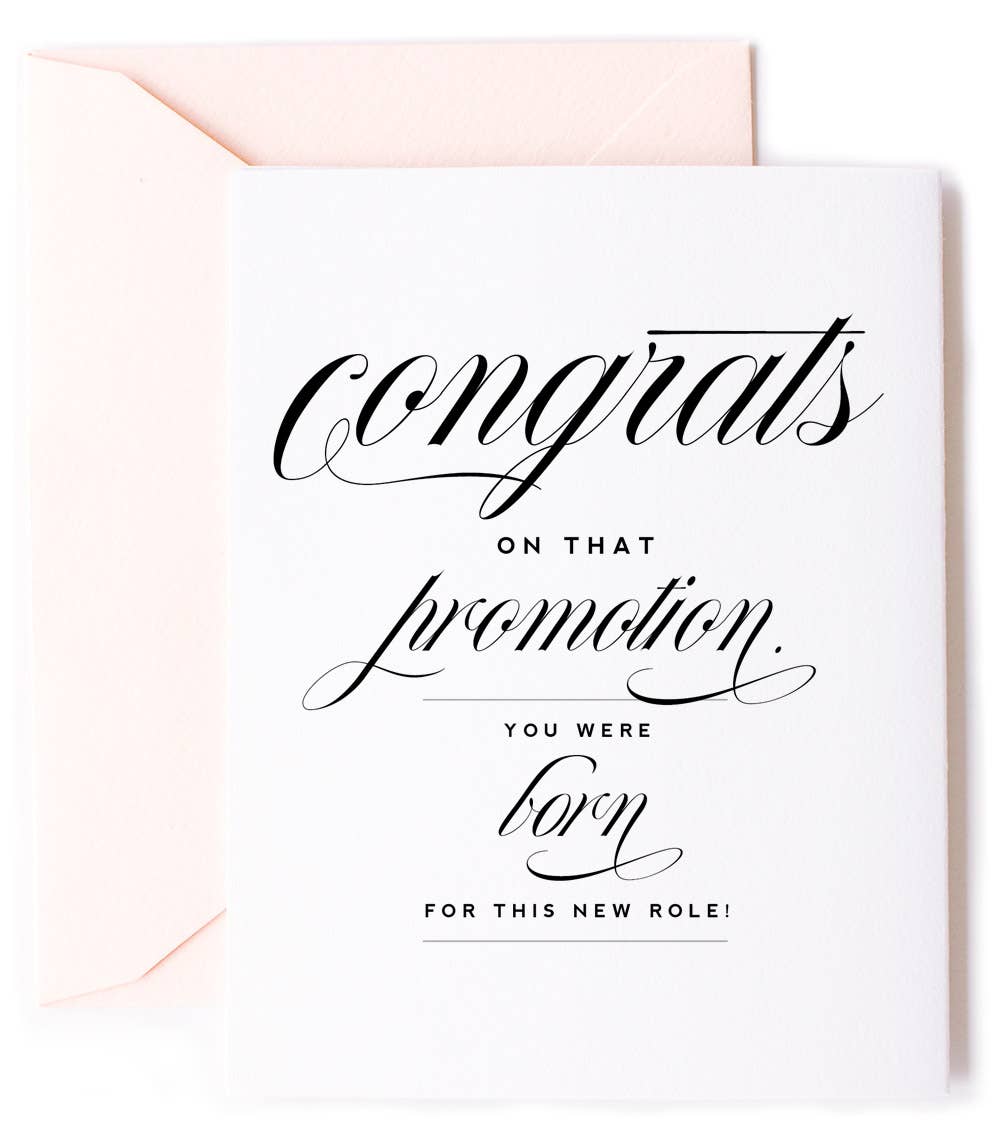 Happy Promotion - New Job Celebration Greeting Card