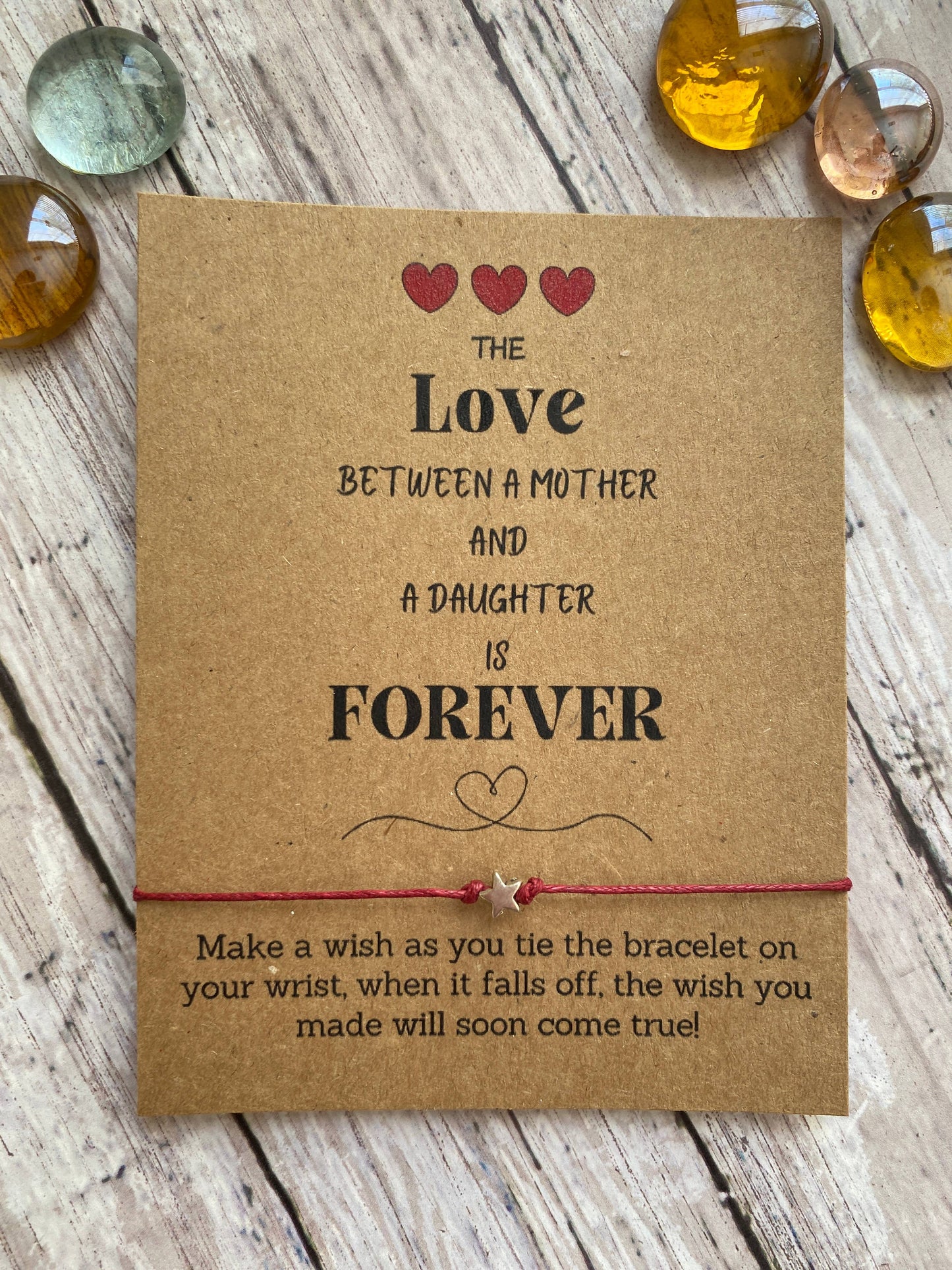 The love between a mother and daughter is forever