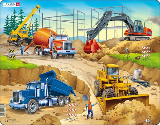 Construction 30 Piece Children's Jigsaw Puzzle