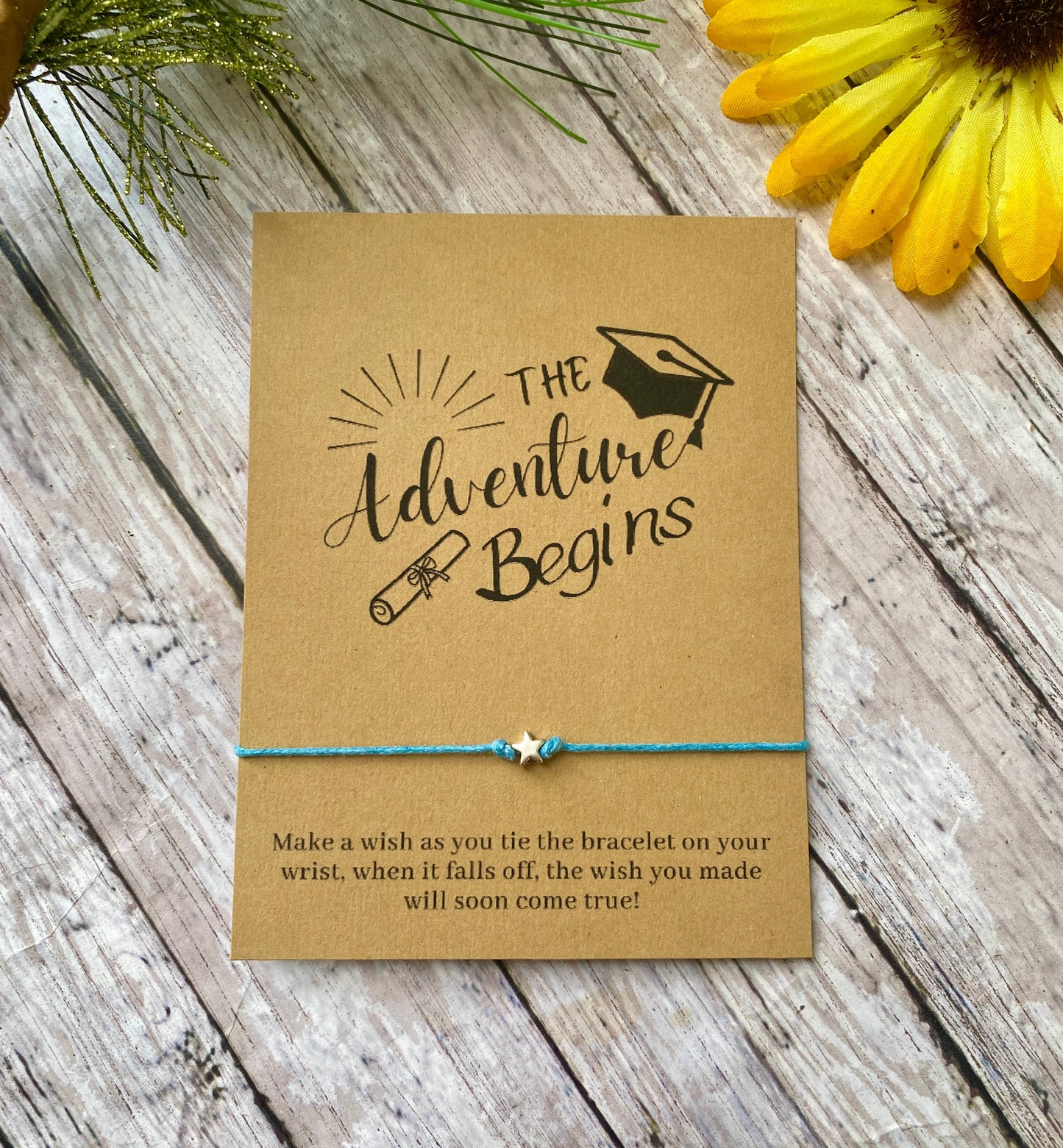 Graduation wish bracelet