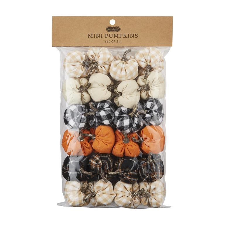 Mini Decorative Pumpkin Set