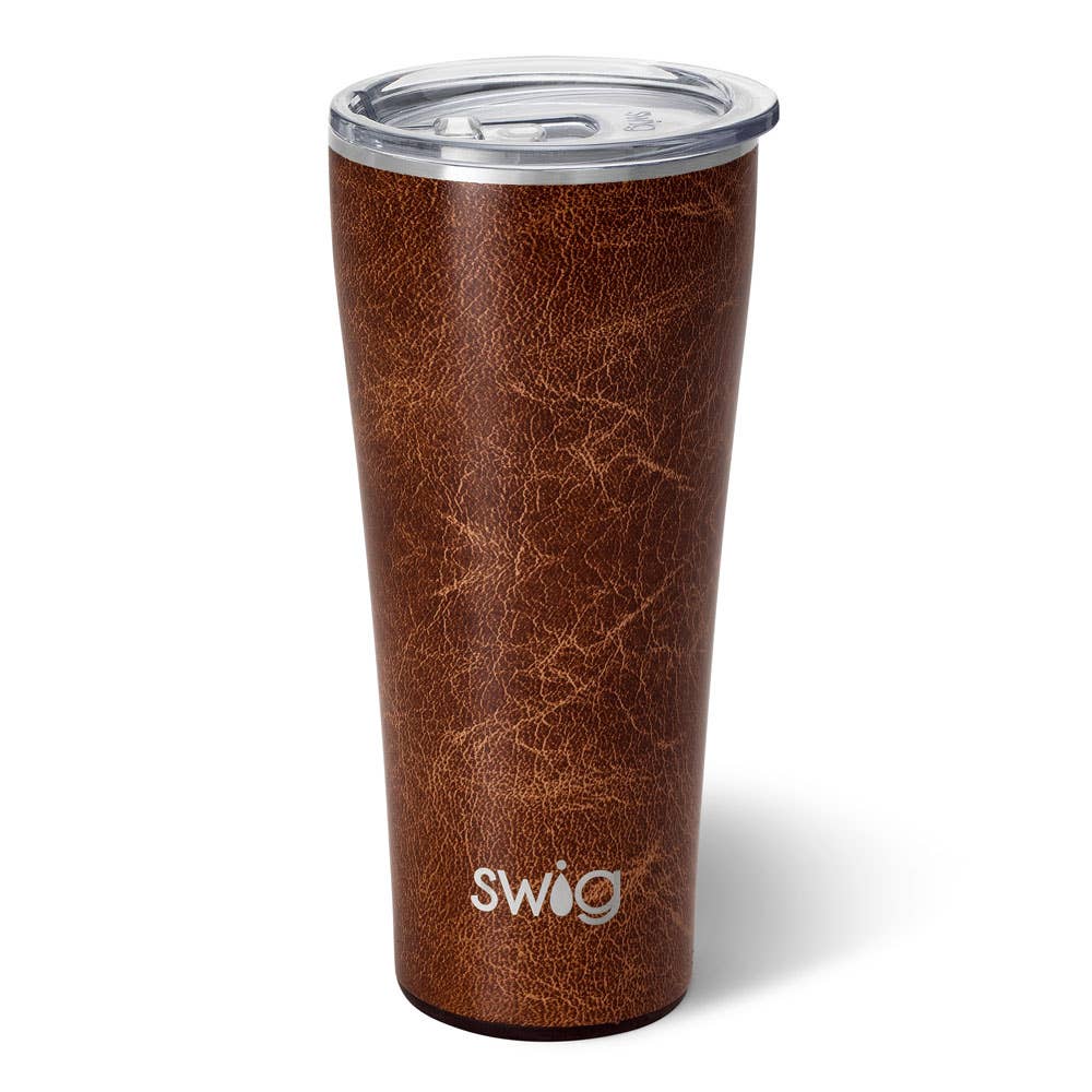 SWIG - Leather Tumbler (32oz)
