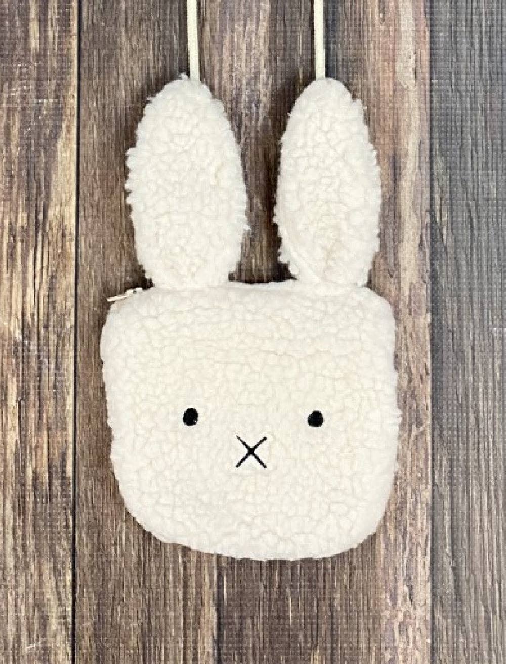 Sherpa Bunny Crossbody Purse