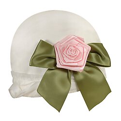 Baby Girl Gown with Cap 0-6 mo