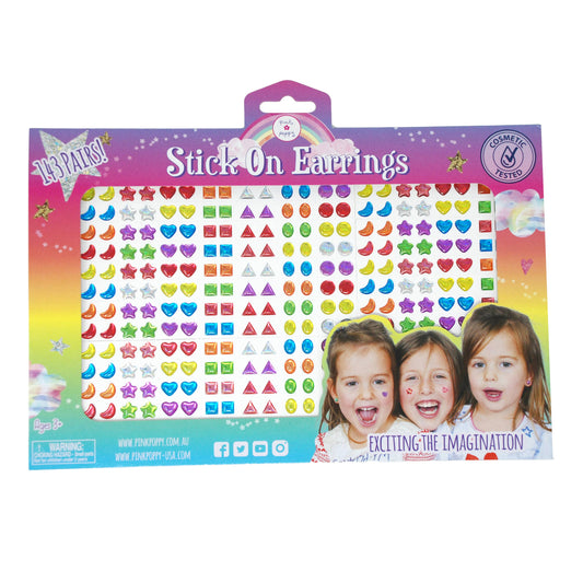 143 Pairs of Stick-on Earrings