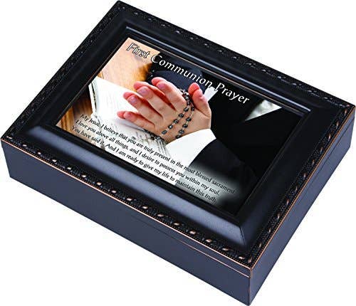 First Communion Prayer Music Keepsake Box