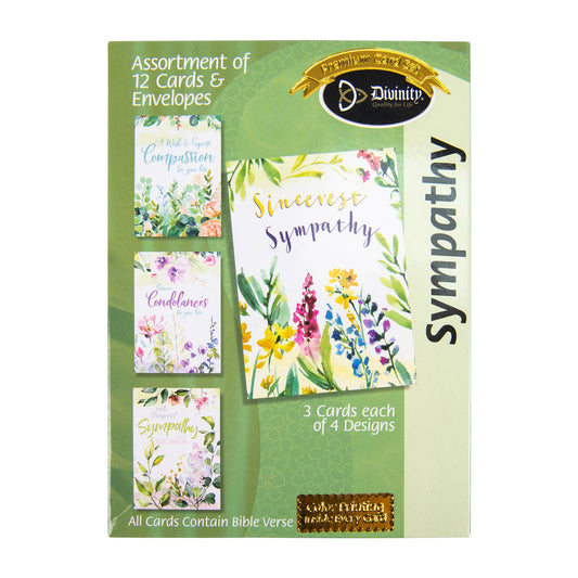 Boxed Cards: Sympathy Watercolor Floral Assortment