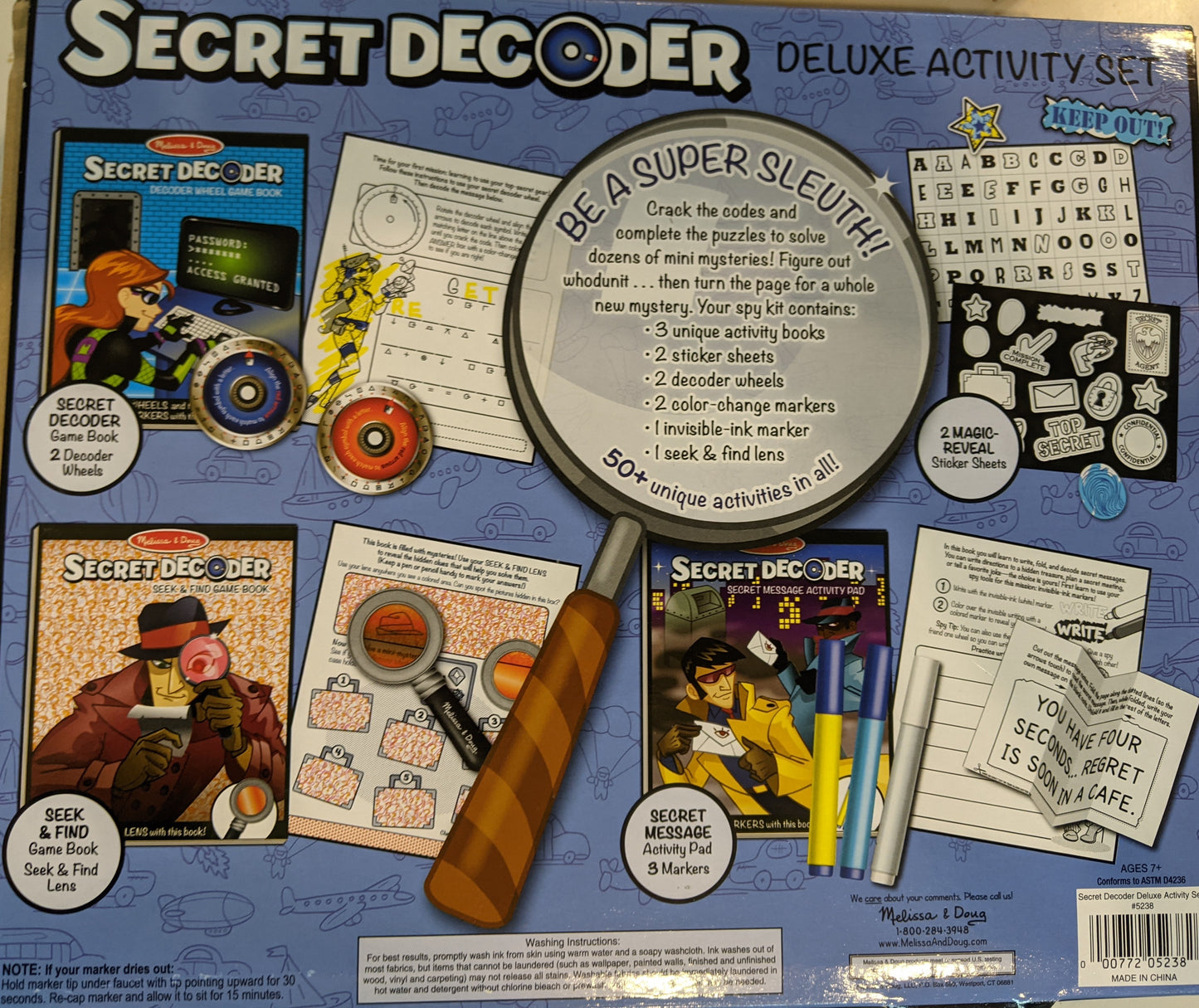 Secret Decoder Deluxe Activity Set