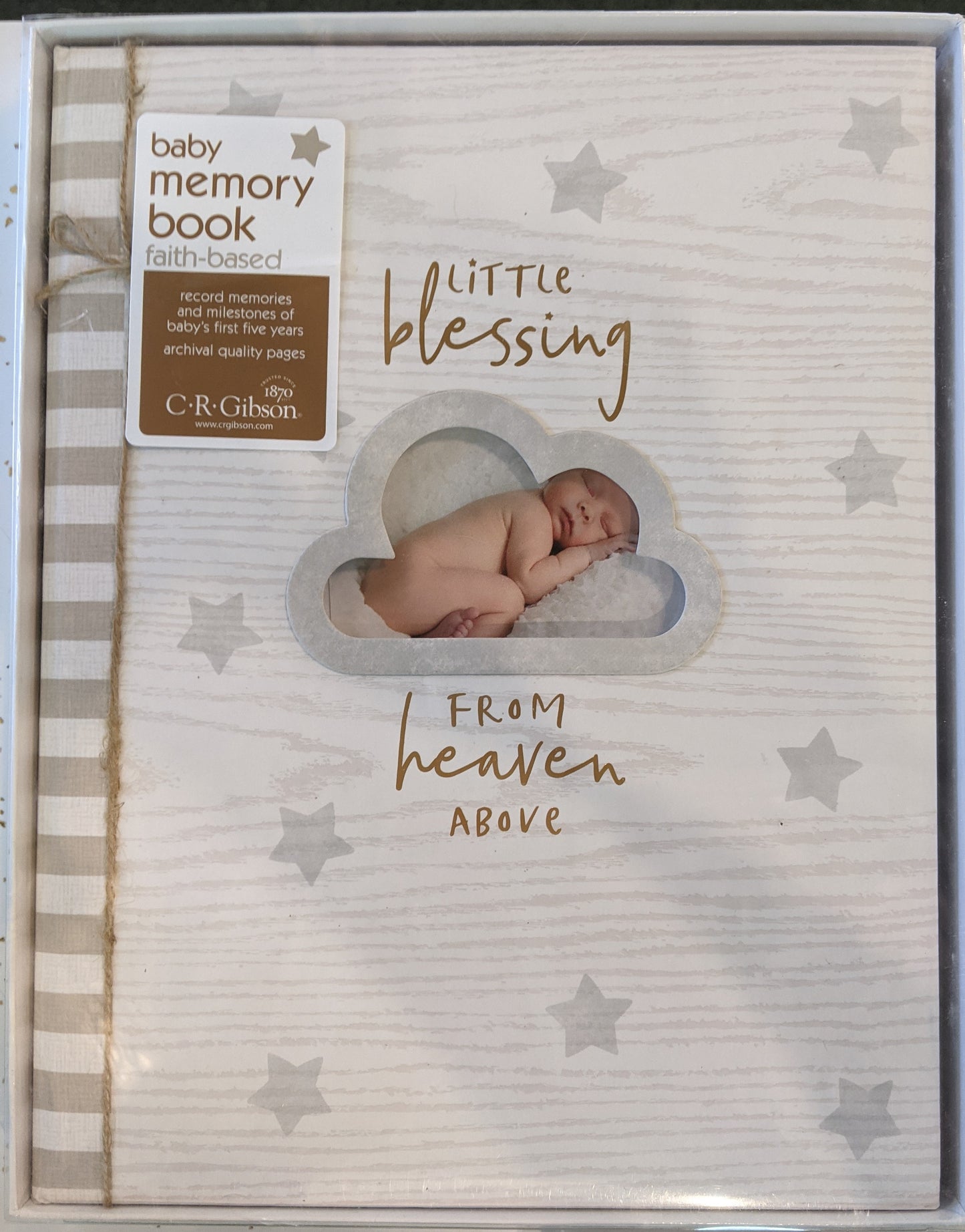Little Blessing From Heaven Above Memory Book