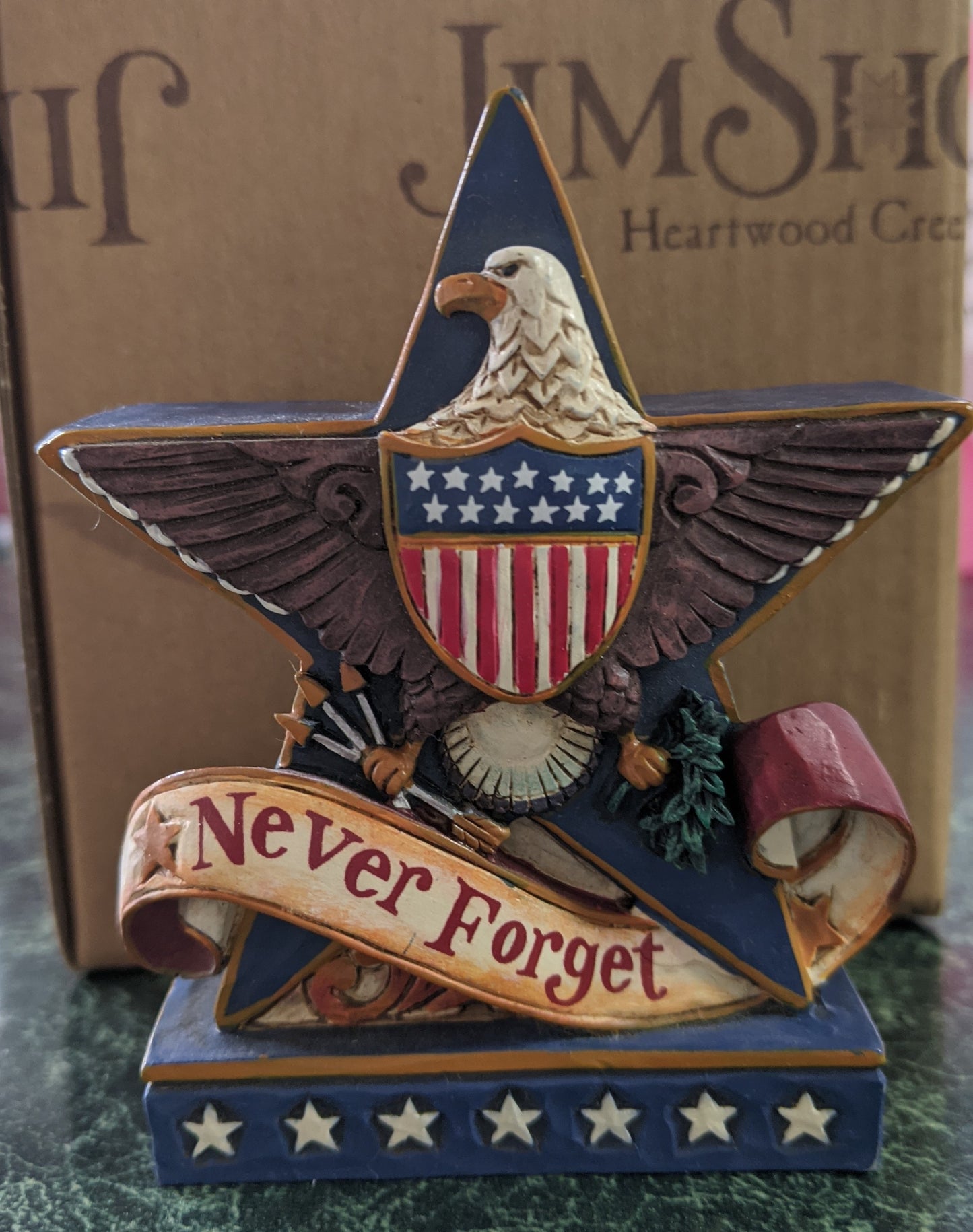 Jim Shore Never Forget Eagle Star