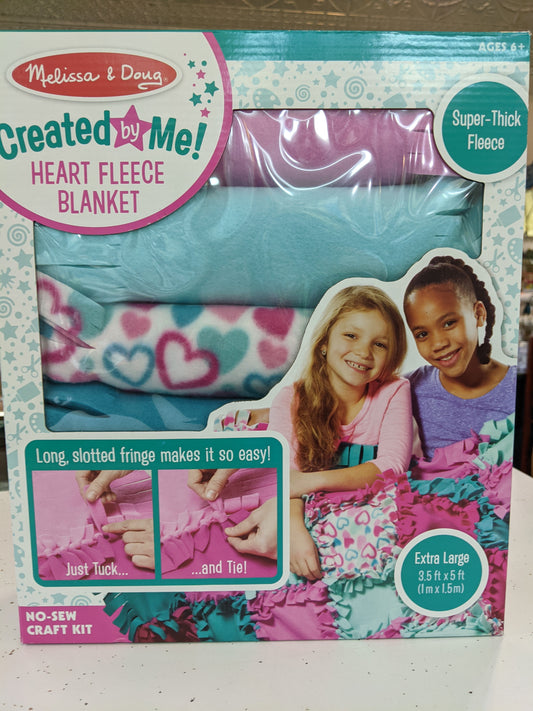 Created by Me! Heart Fleece Blanket