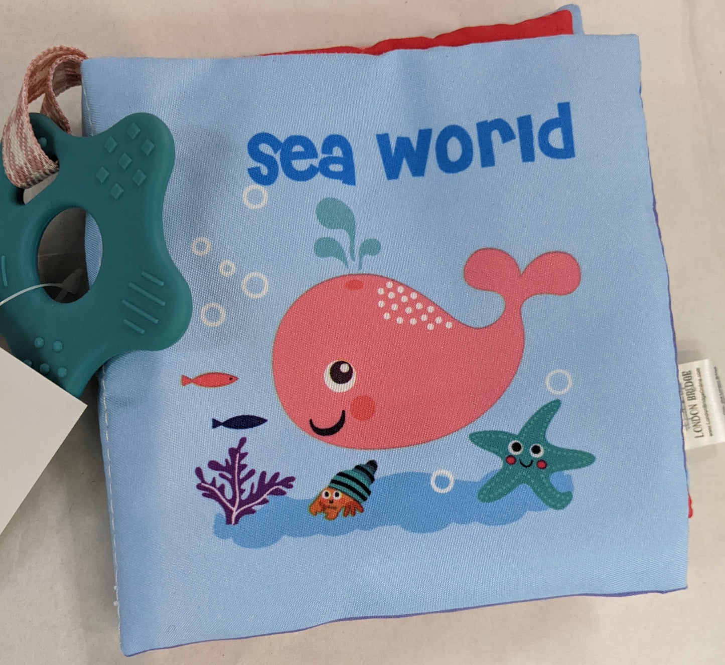 Cloth Book with Teething Ring